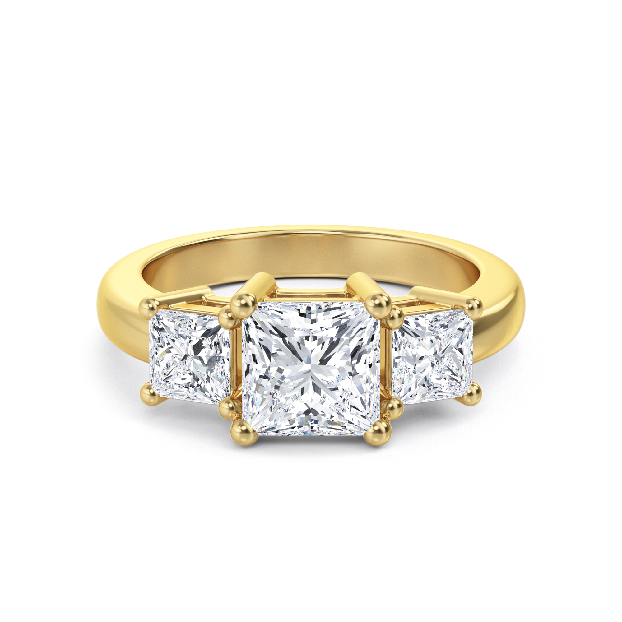 TRIPLE CLASSIC THREE STONE RING