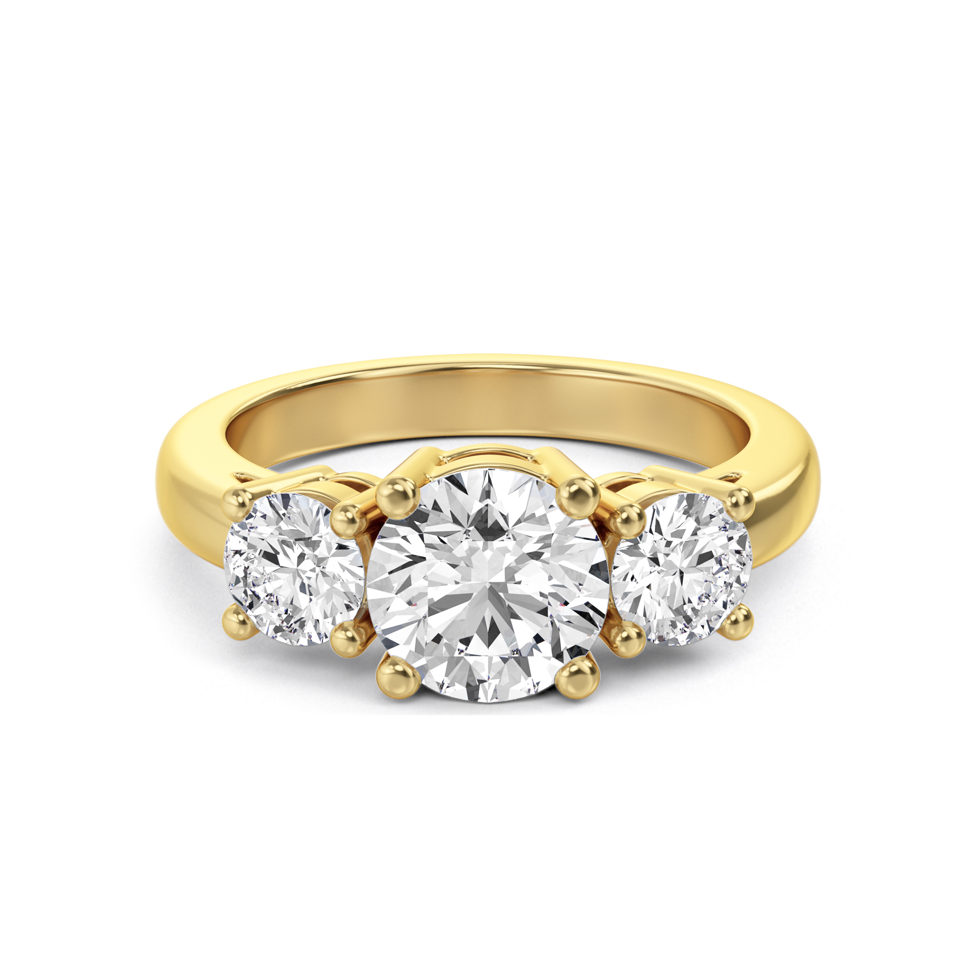 TRIPLE CLASSIC THREE STONE RING