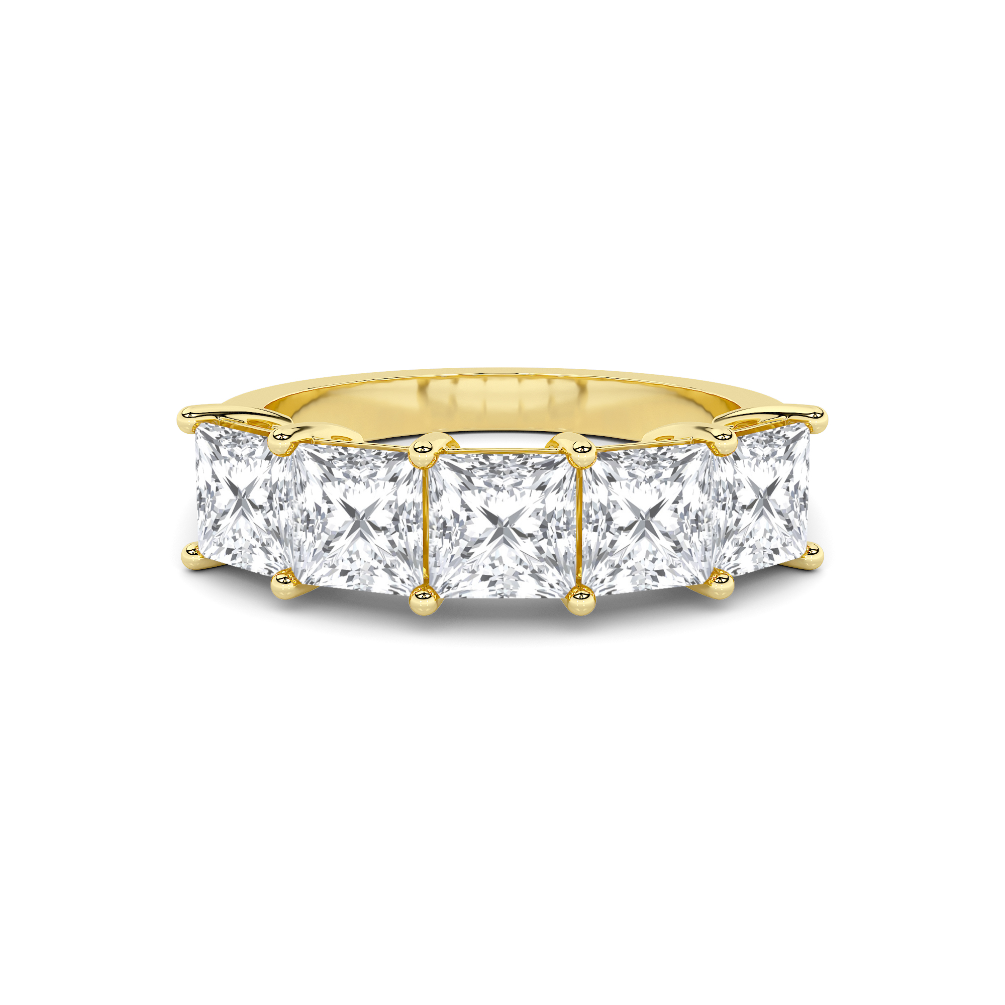 PRINCESS GLORY 5 STONE DIAMOND RING
