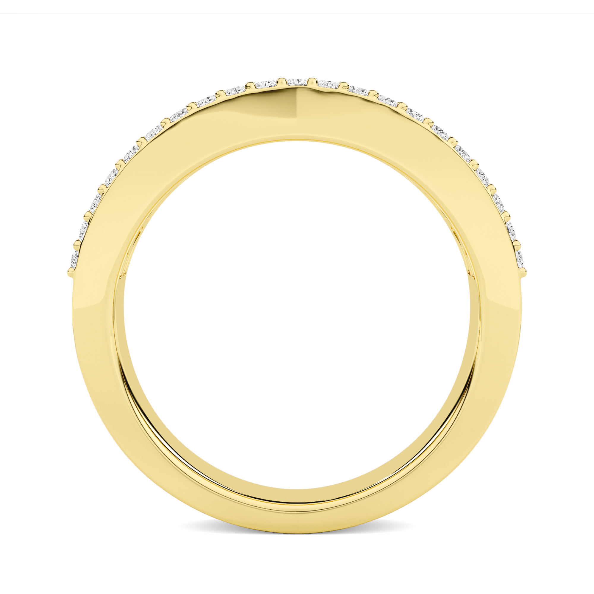 BEVERLY'S MINI SIGNATURE THREE ROW DIAMOND BAND - 1