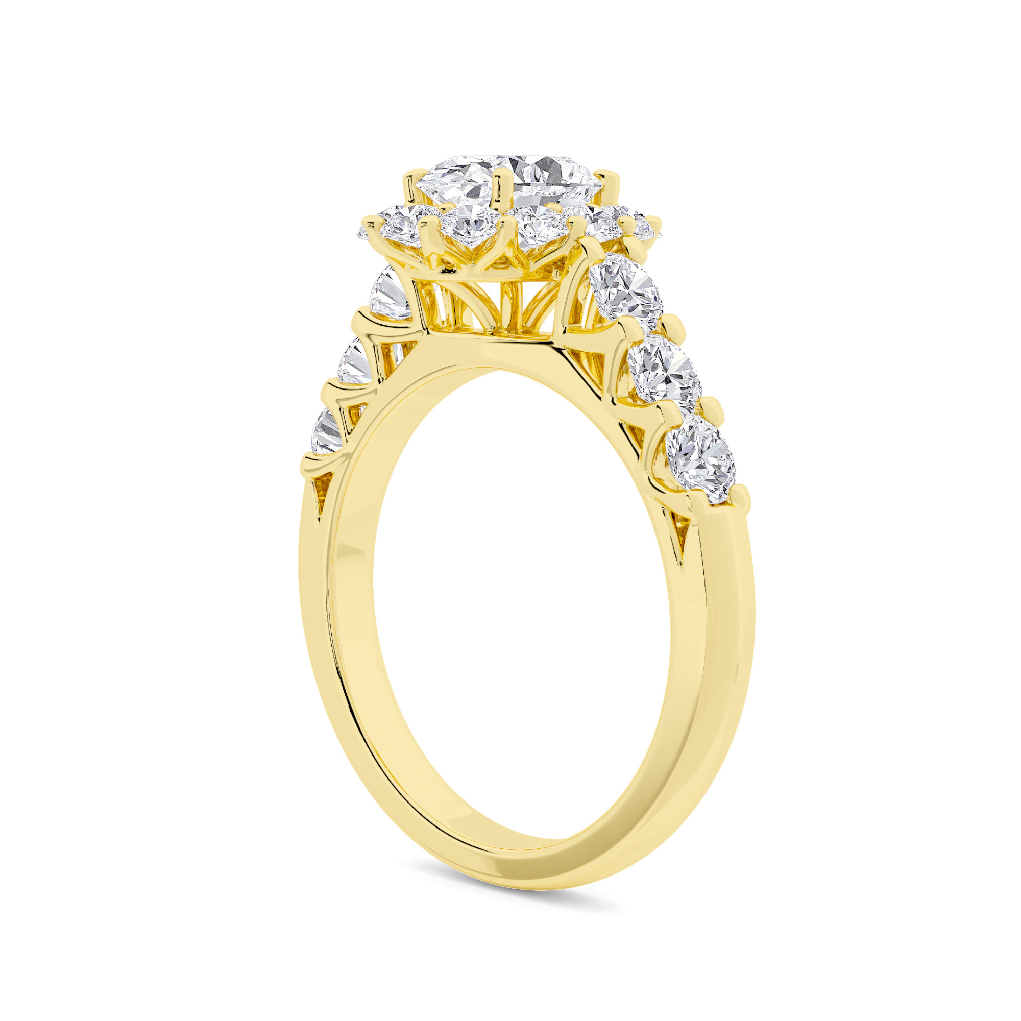 Eternal Halo Diamond Ring - 2