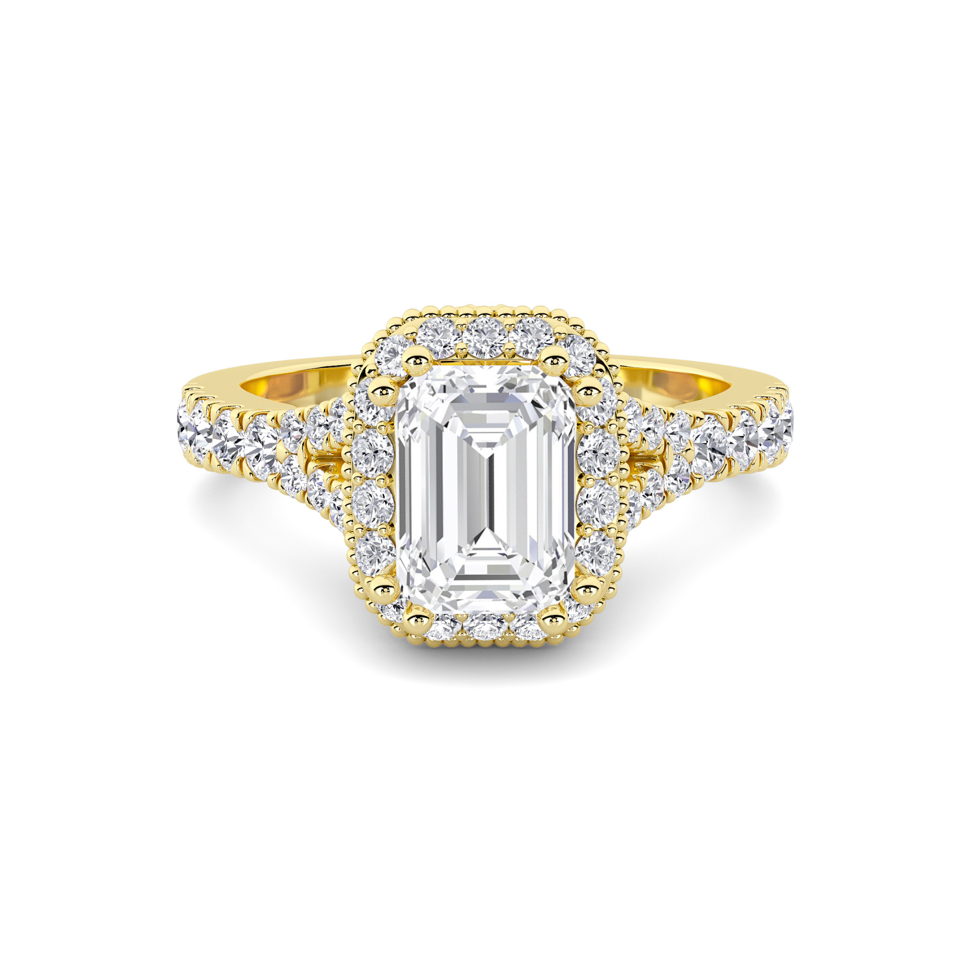 Brilliant Halo Diamond Ring