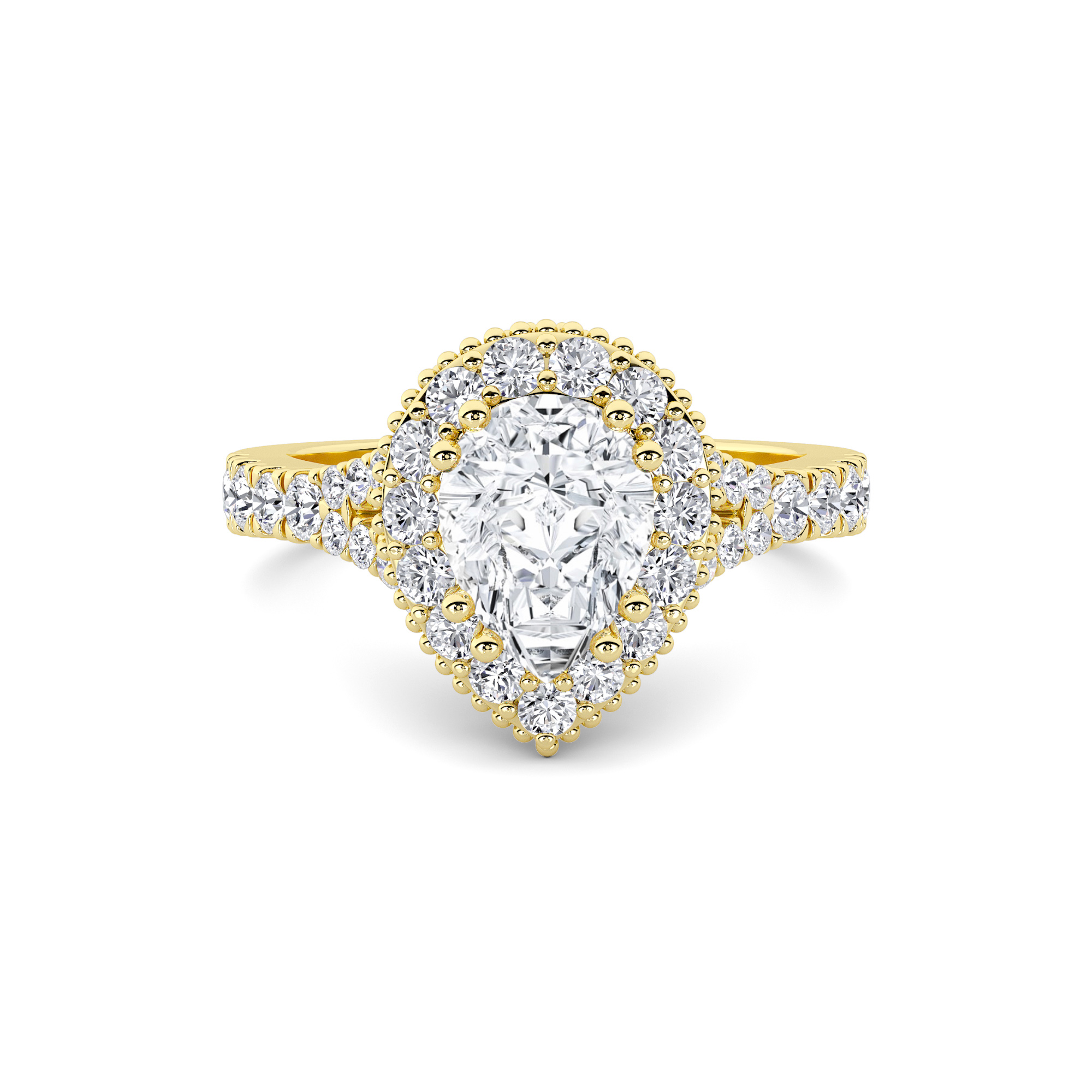 Brilliant Halo Diamond Ring
