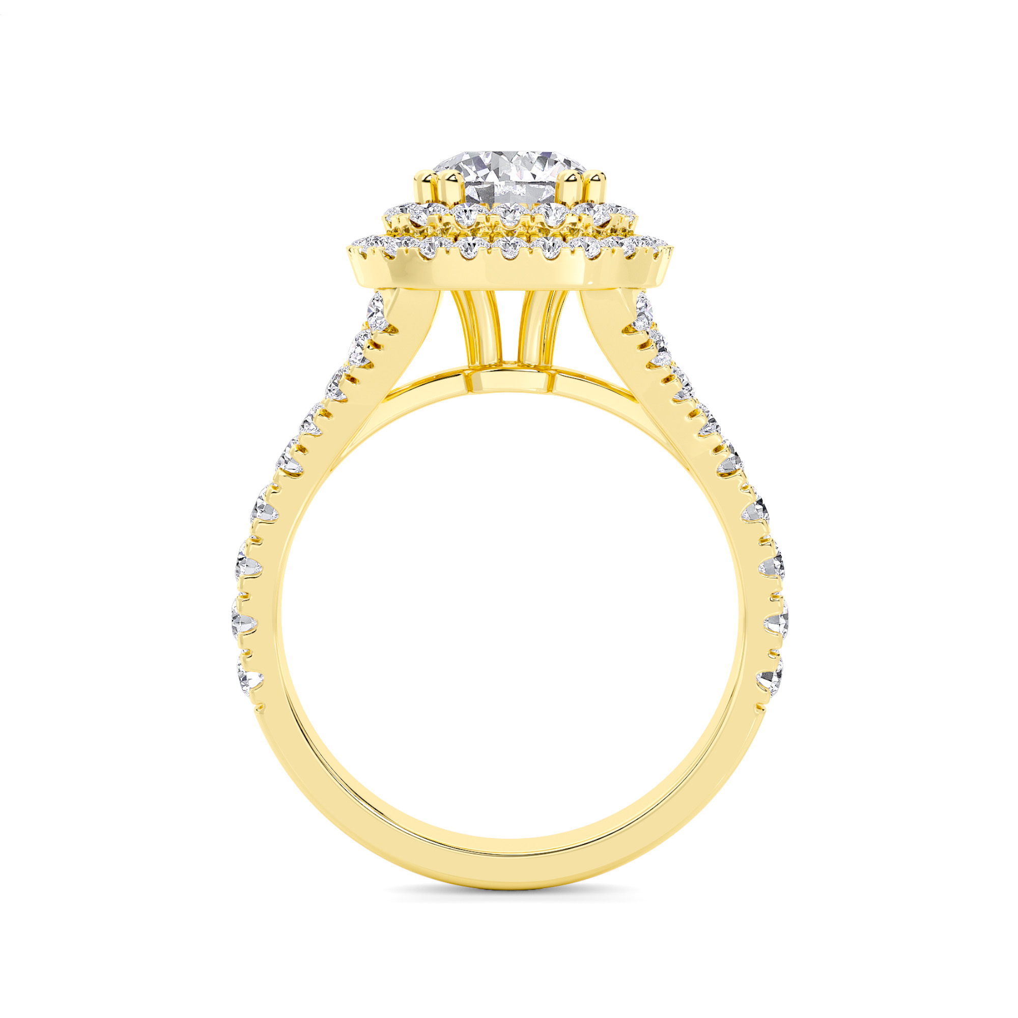 Royal Halo Diamond Ring - 1