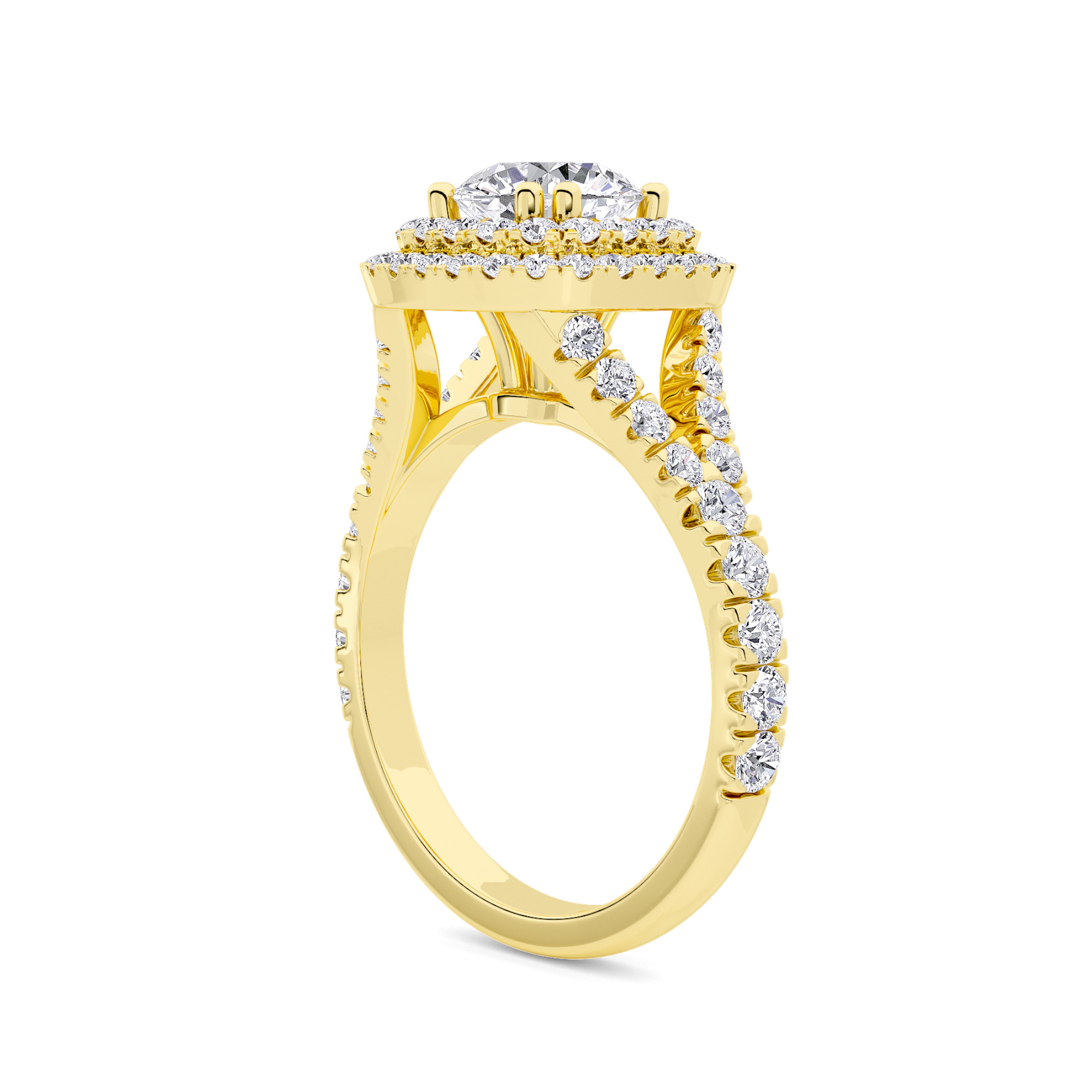 Royal Halo Diamond Ring - 2