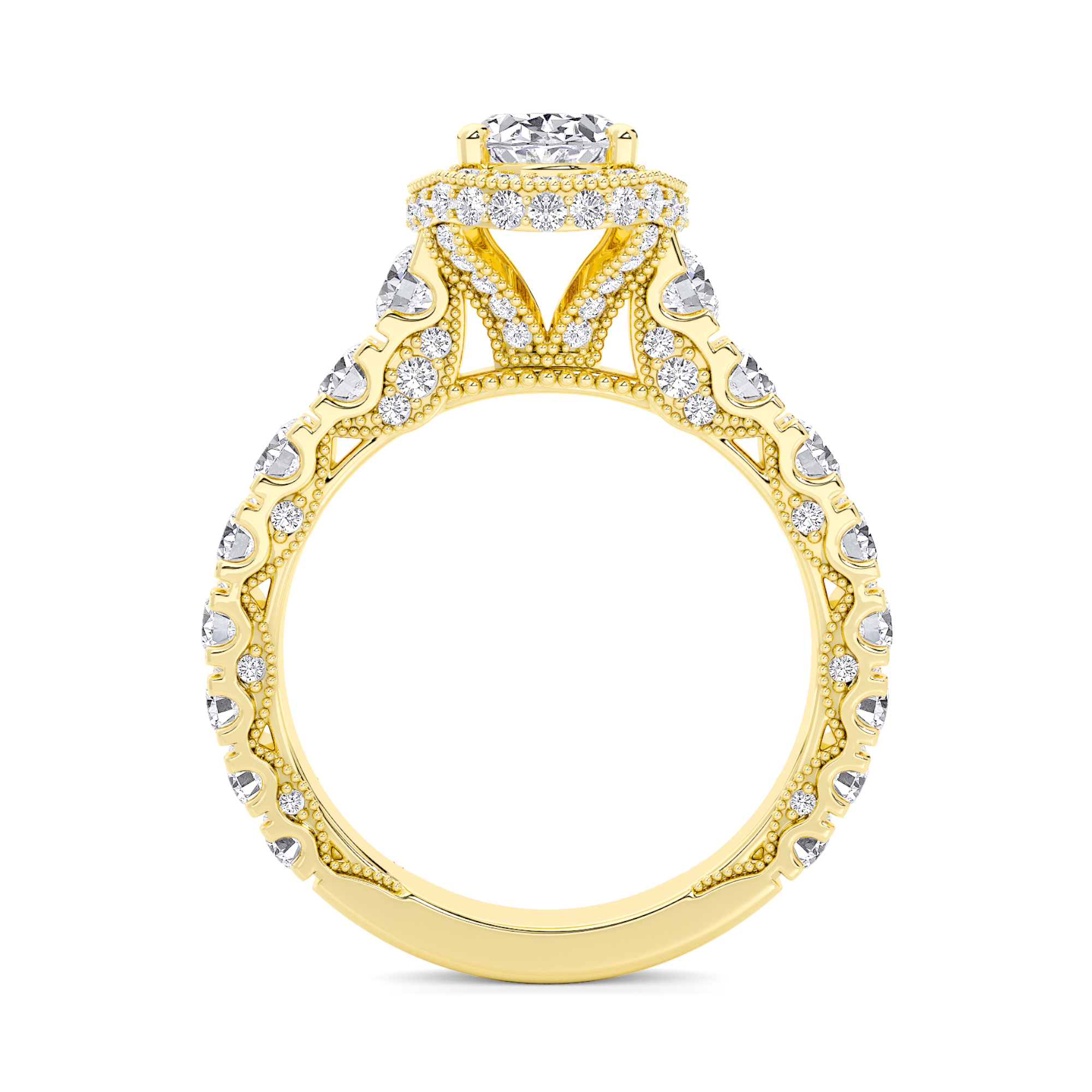 Celestial Halo Diamond Ring - 1