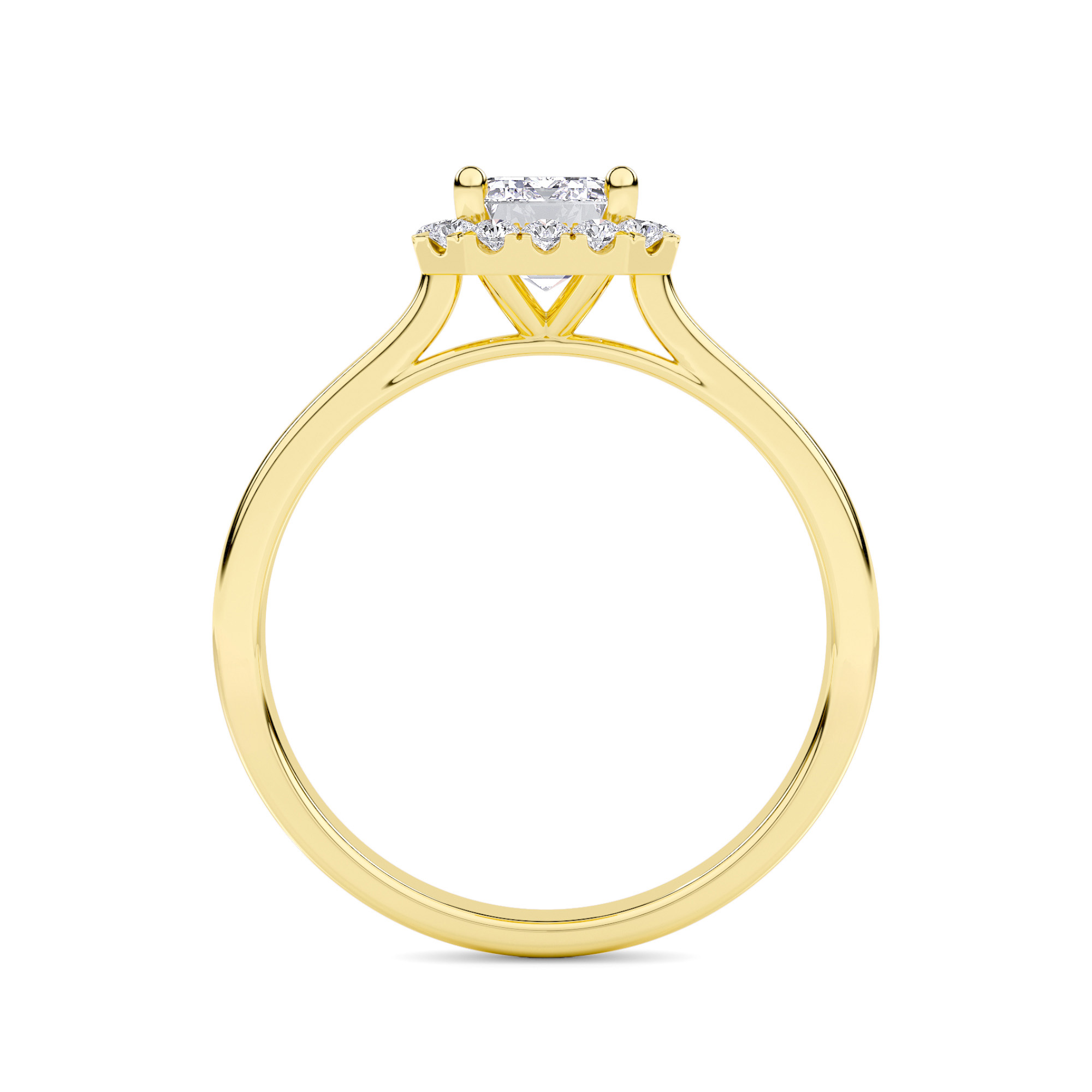 Serenity Halo Diamond Ring - 1