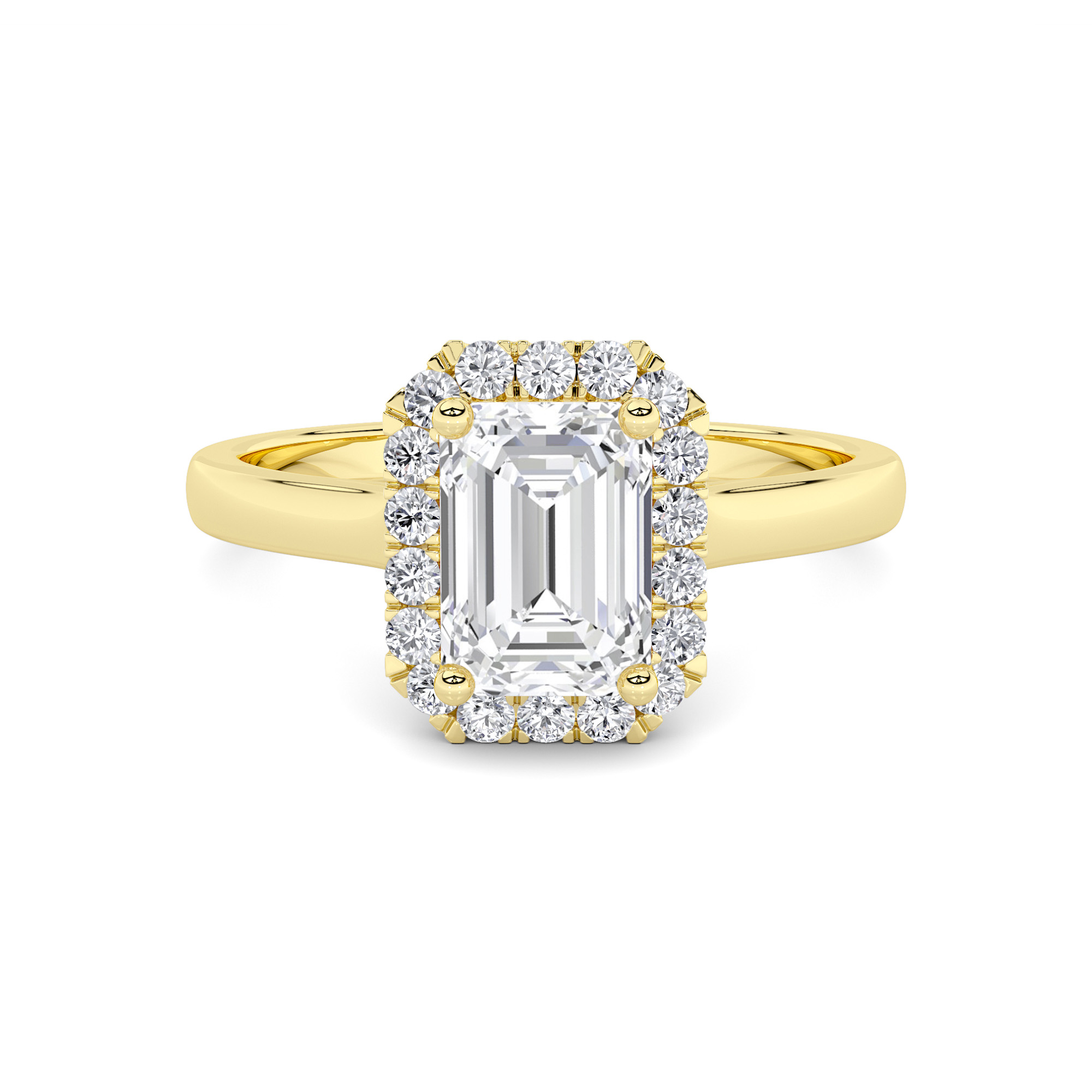 Serenity Halo Diamond Ring