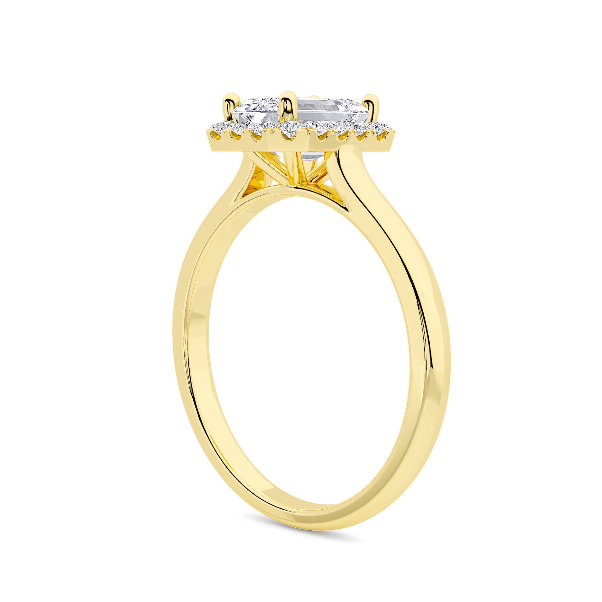 Serenity Halo Diamond Ring - 2