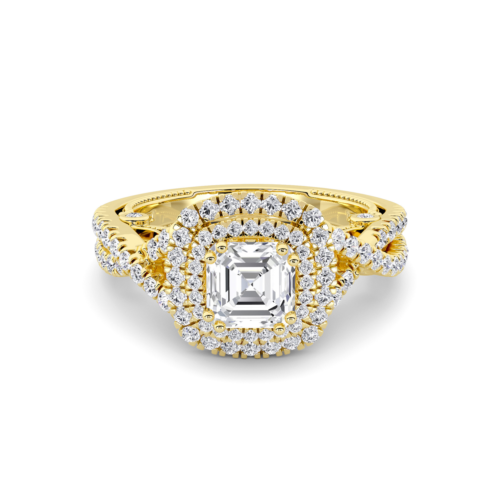Infinity Halo Diamond Ring
