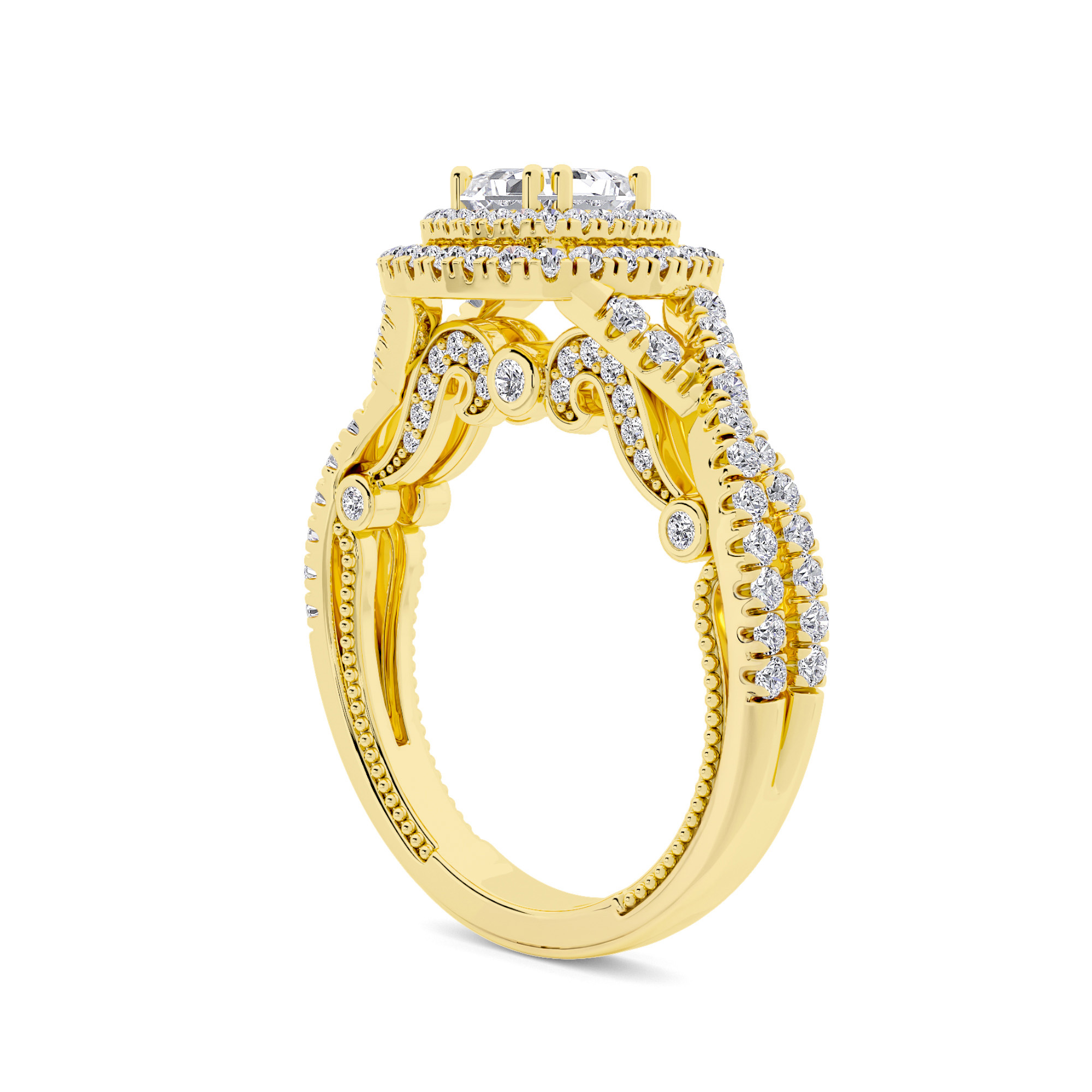 Infinity Halo Diamond Ring - 2