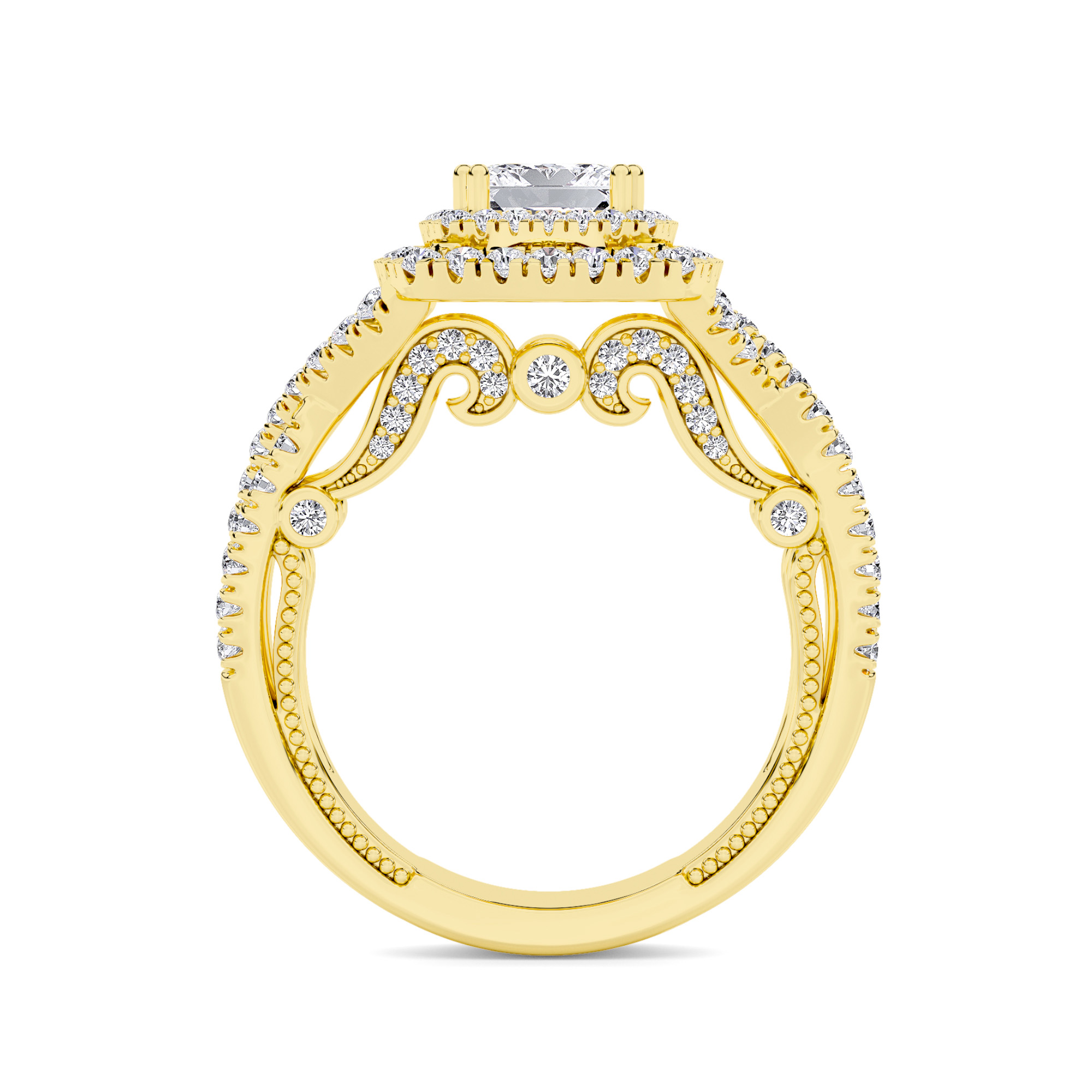 Infinity Halo Diamond Ring - 1