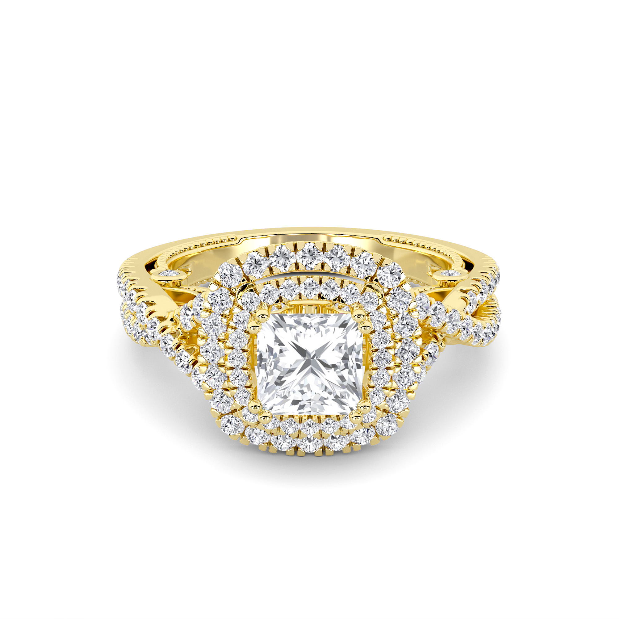 Infinity Halo Diamond Ring