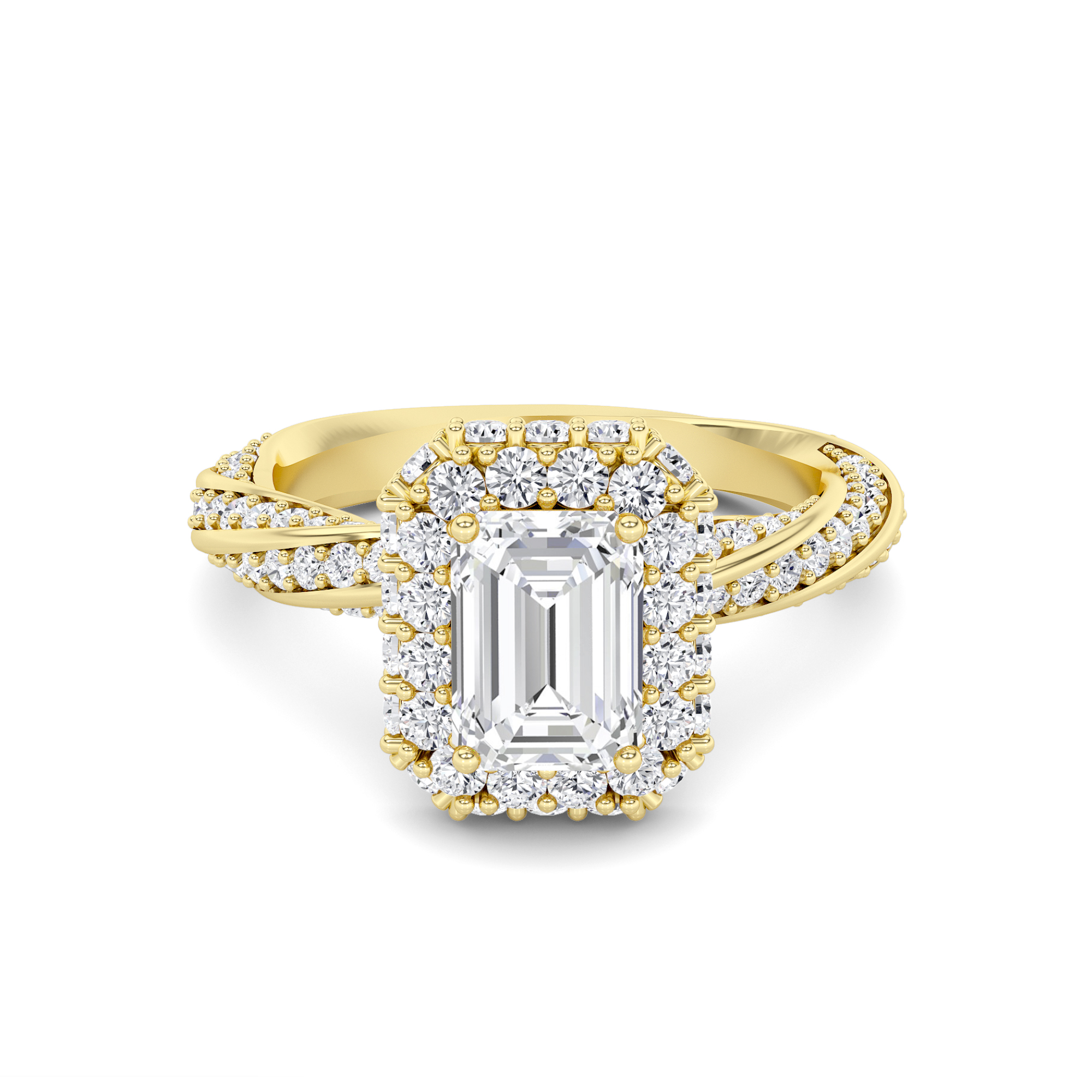 Majestic Halo Diamond Ring