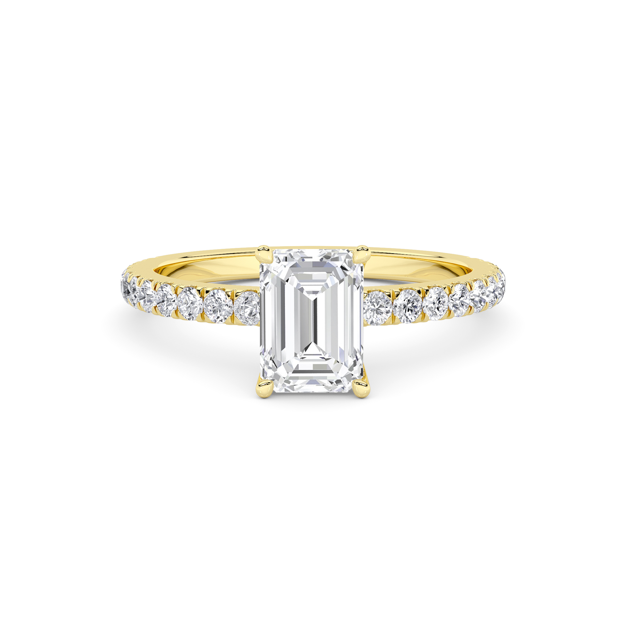 Modern Solitaire Diamond Ring