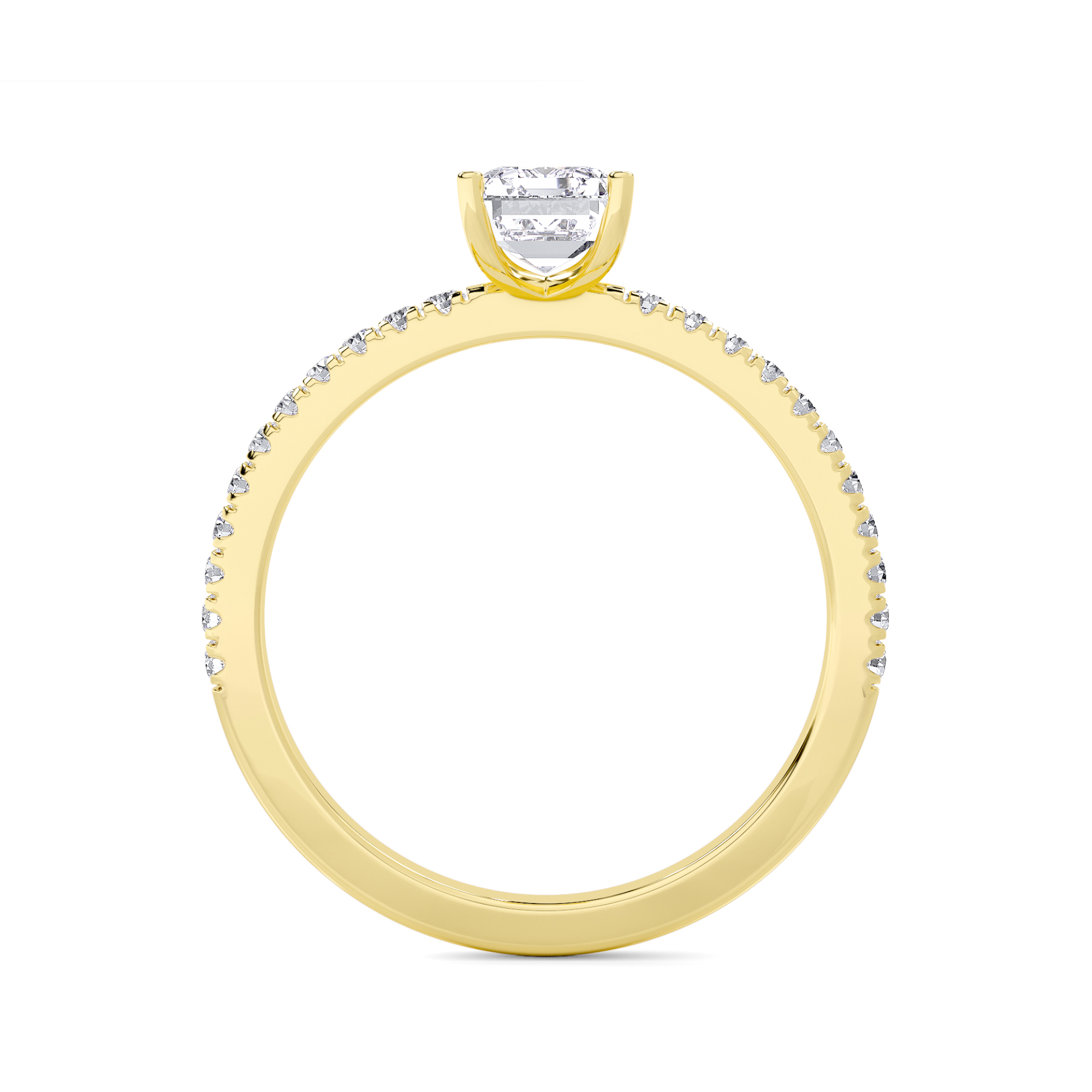 Serene Solitaire Diamond Ring - 1