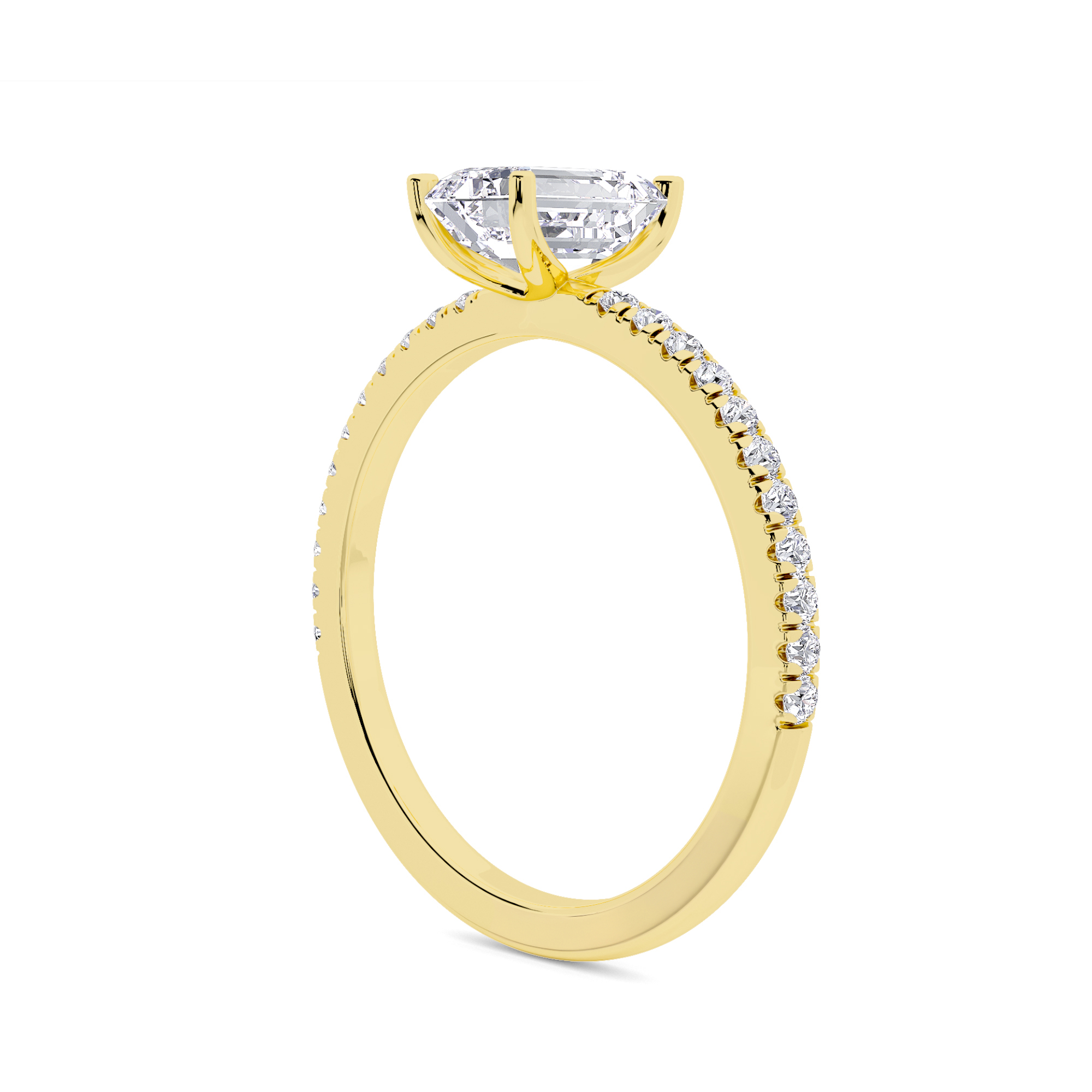 Serene Solitaire Diamond Ring - 2
