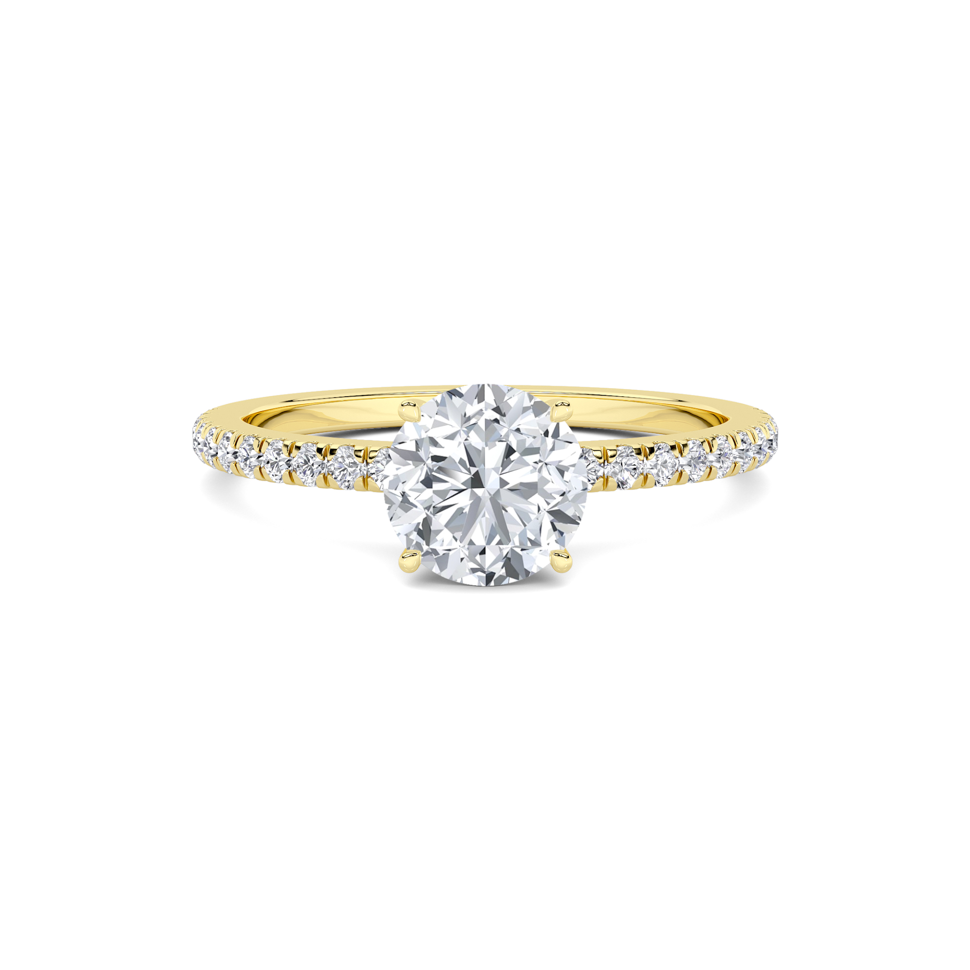 Serene Solitaire Diamond Ring