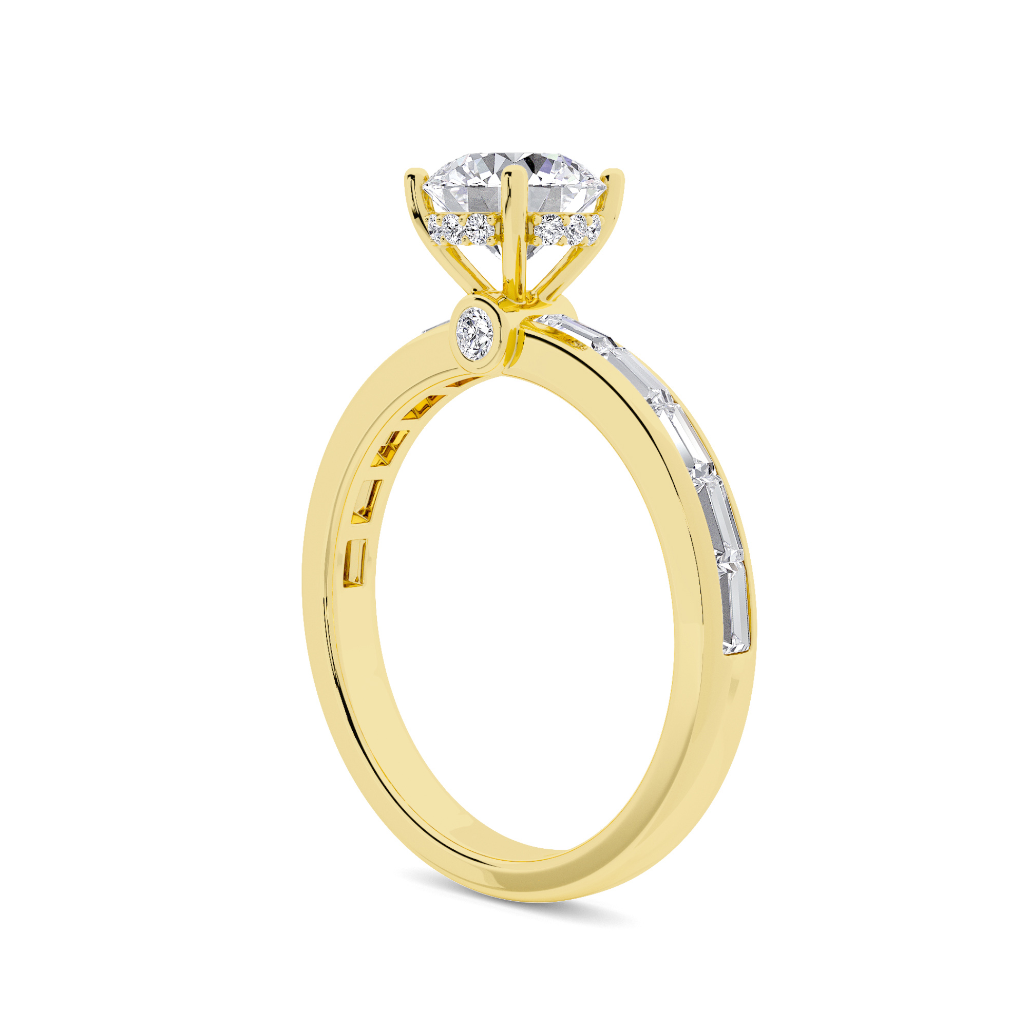 Luminous Solitaire Diamond Ring - 2