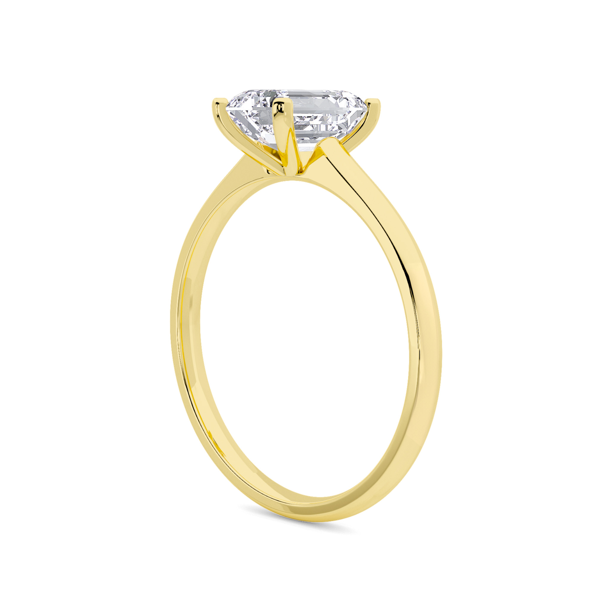 Classic Solitaire Diamond Ring - 2