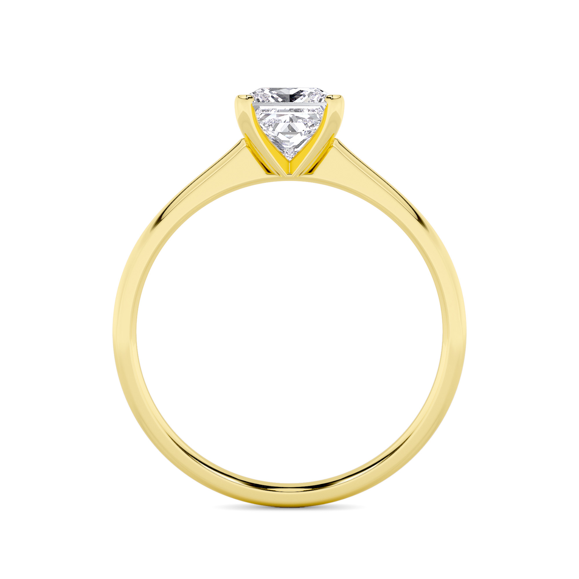 Classic Solitaire Diamond Ring - 1