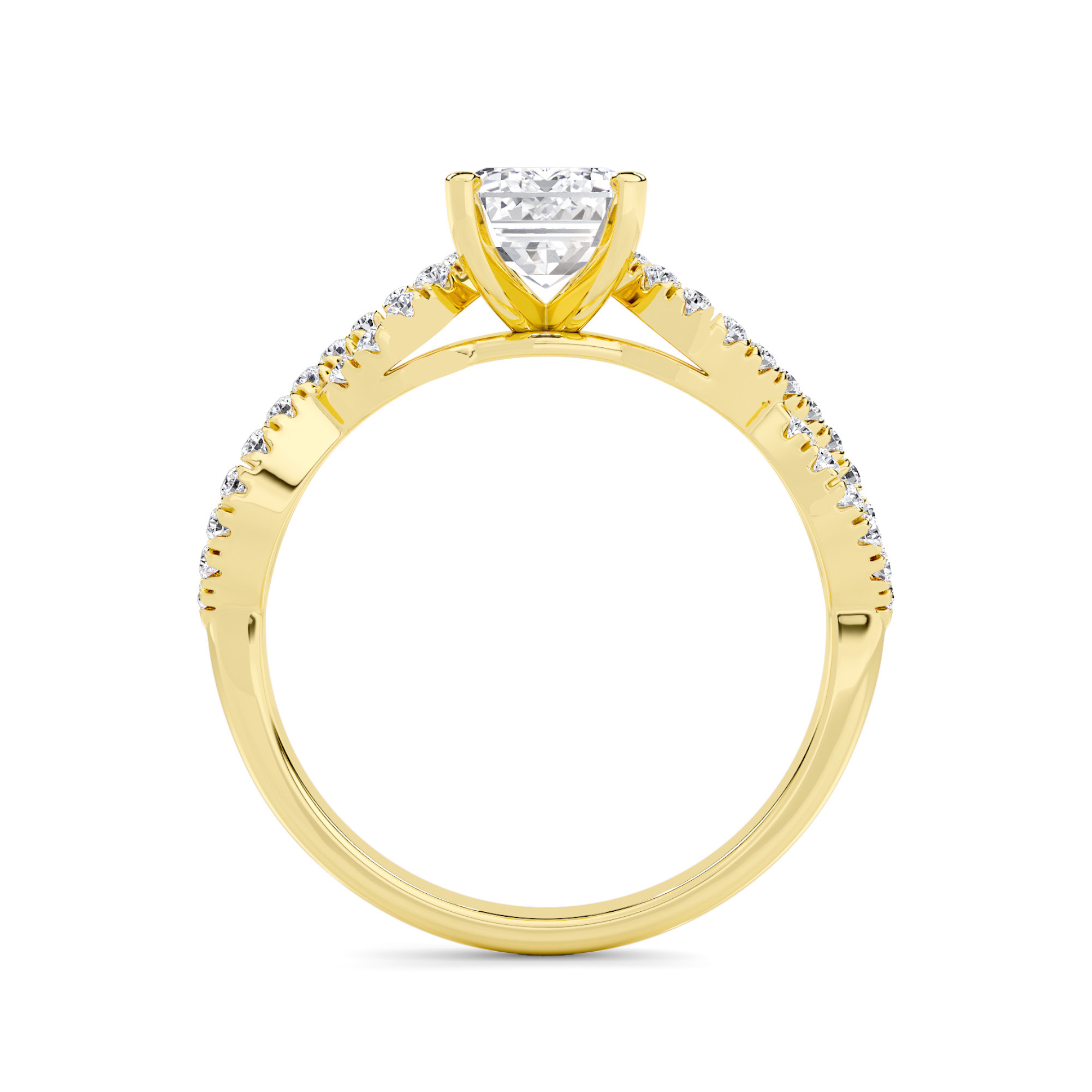 Beyond Infinity Solitaire Diamond Ring - 1