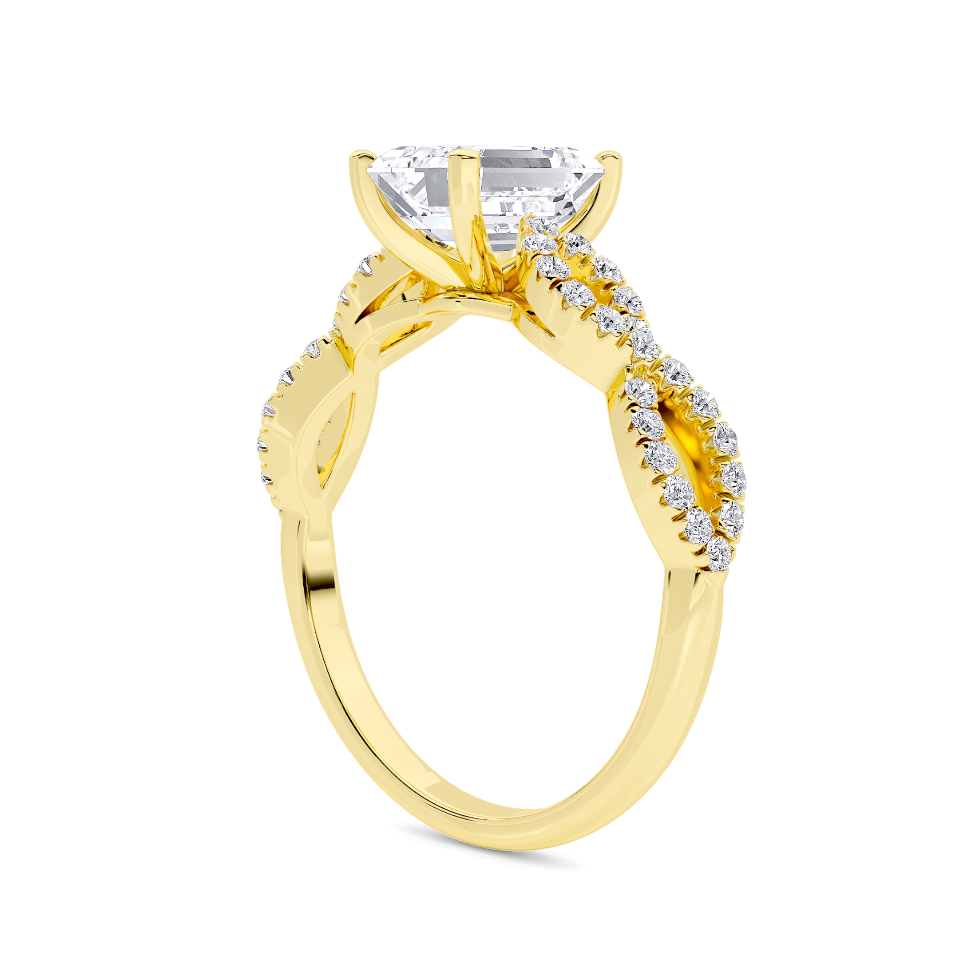 Beyond Infinity Solitaire Diamond Ring - 2