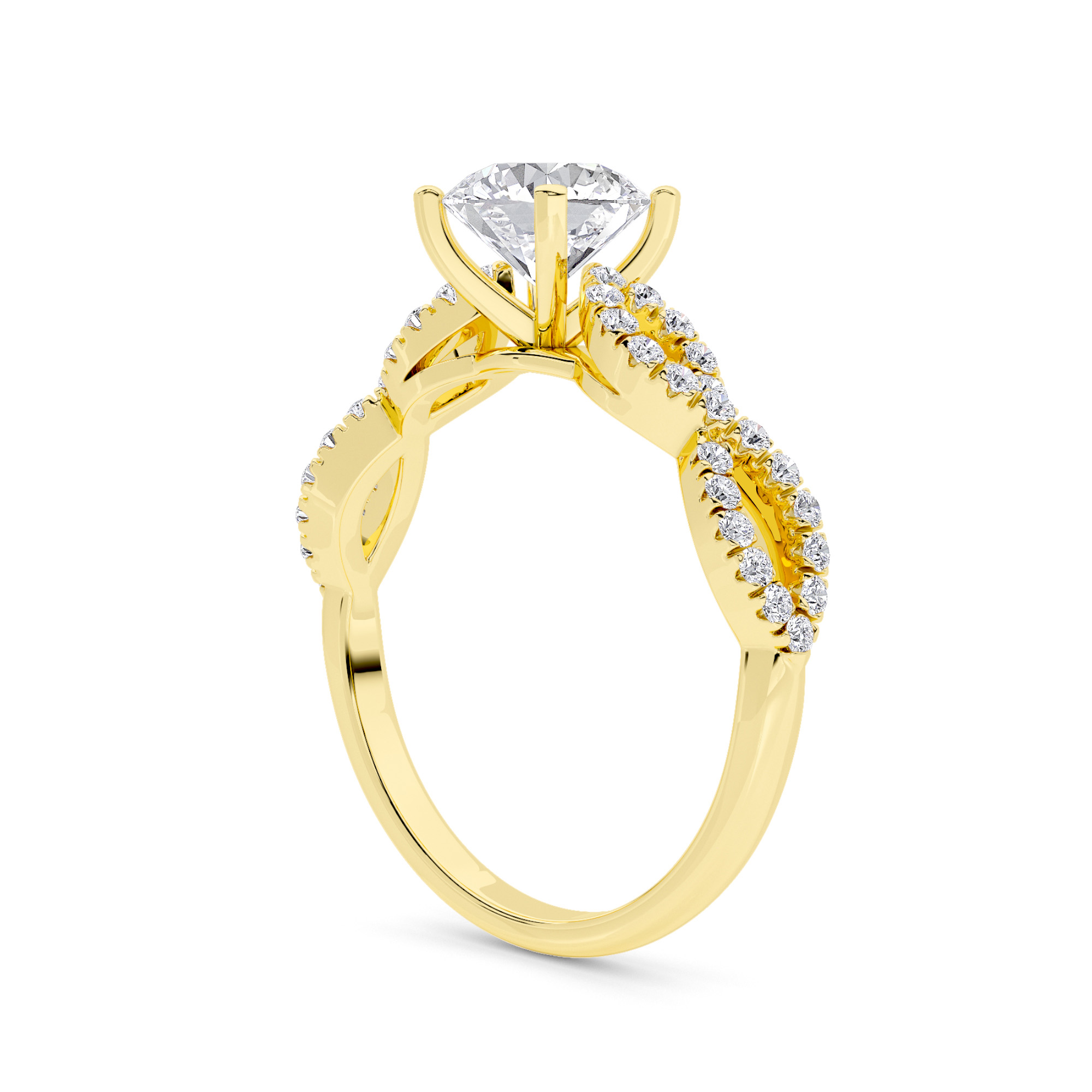 Beyond Infinity Solitaire Diamond Ring - 2