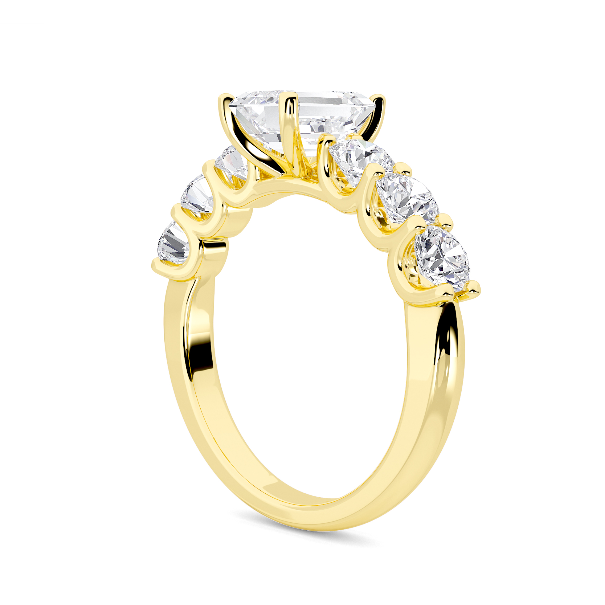 Aurora Solitaire Diamond Ring - 2