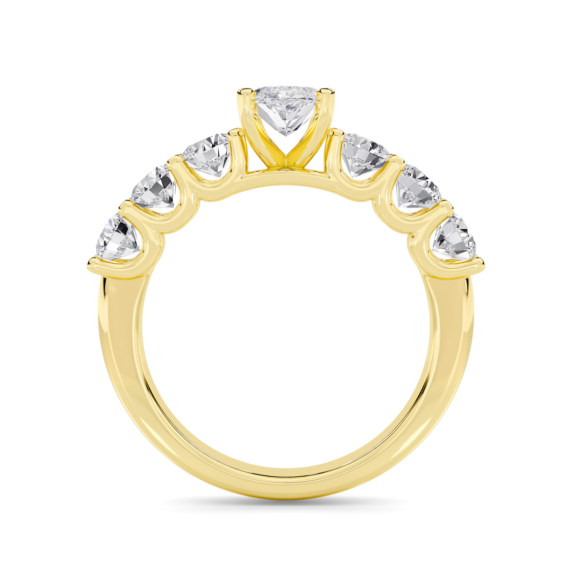 Aurora Solitaire Diamond Ring - 1