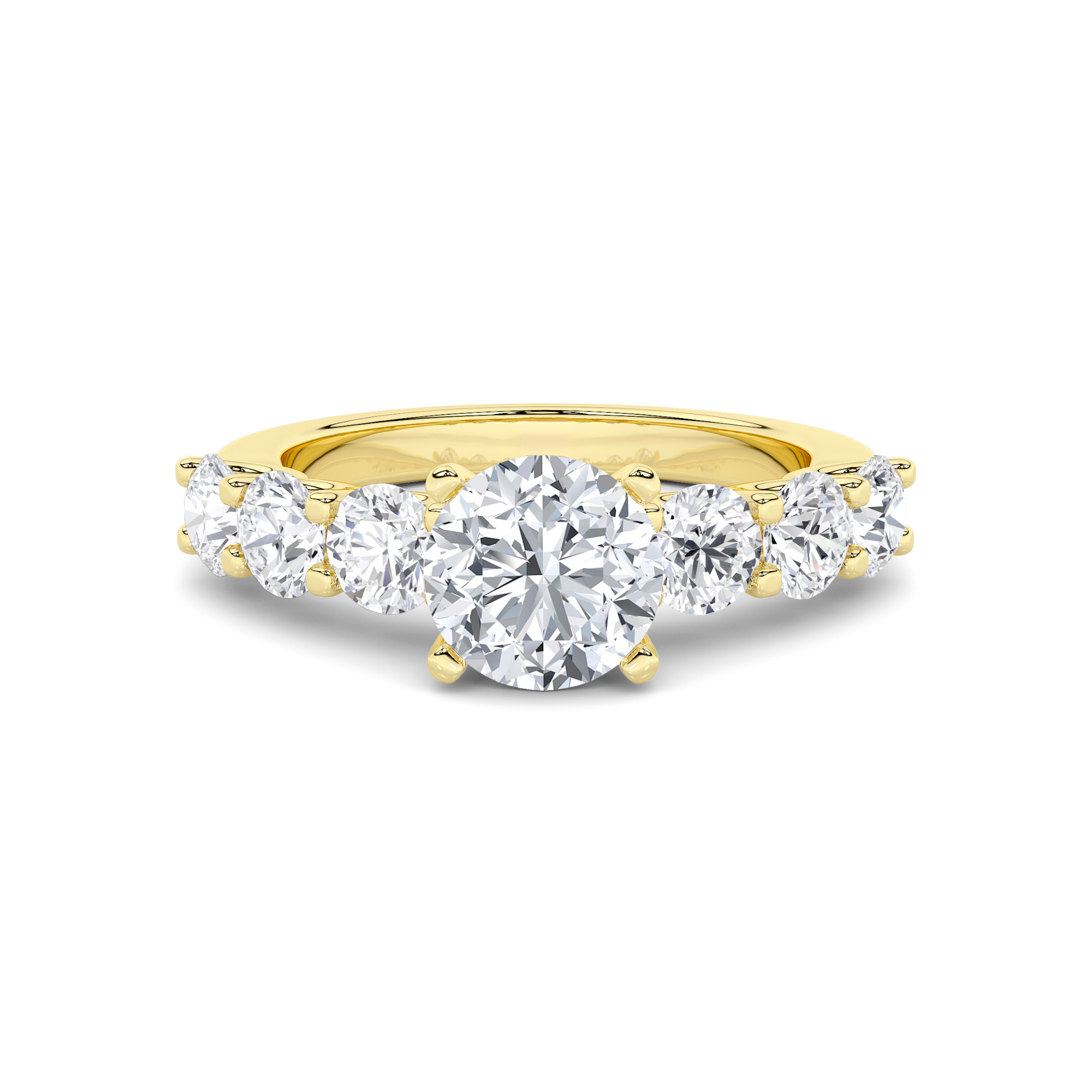 Aurora Solitaire Diamond Ring