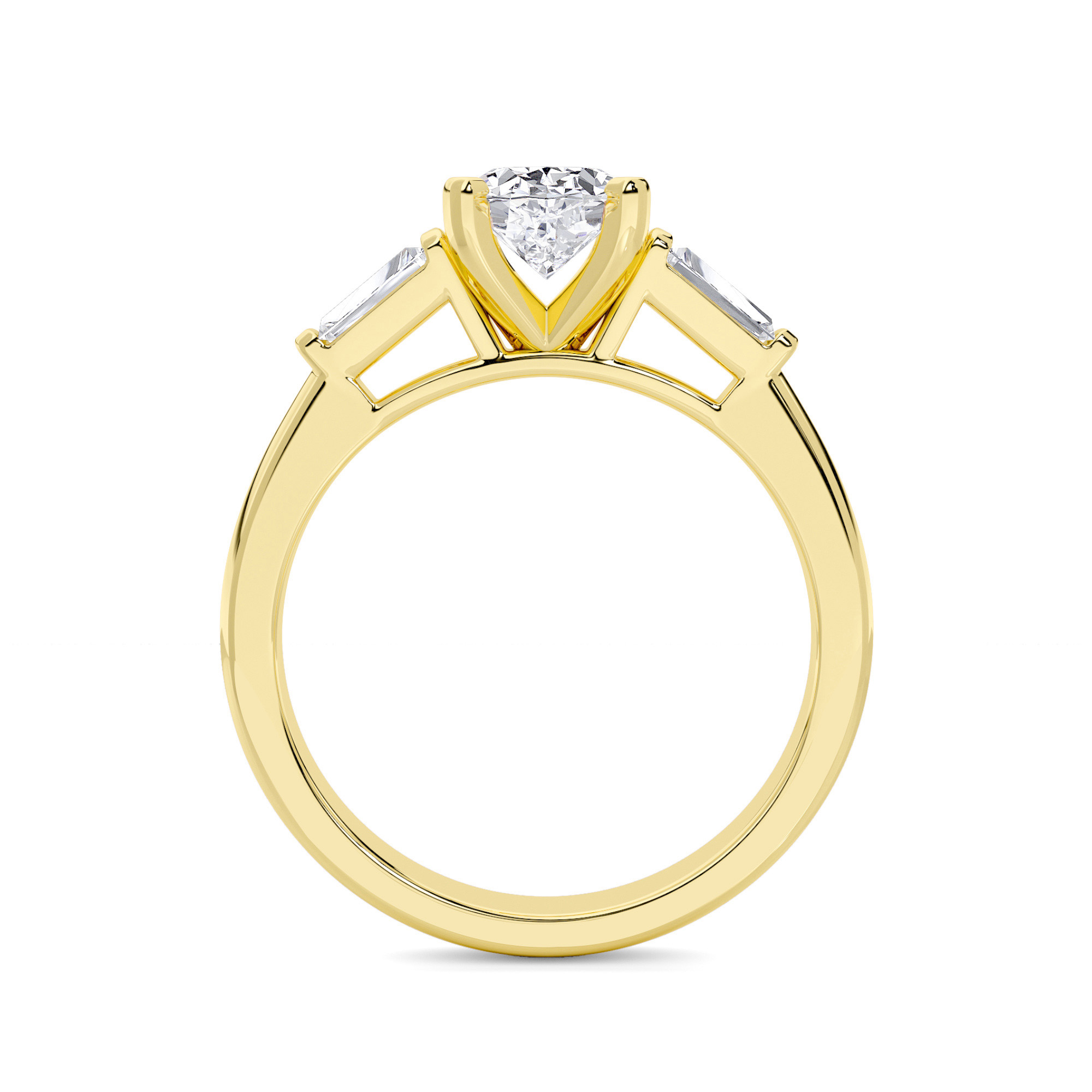 Pure Simplicity Three Stone Diamond Ring - 1