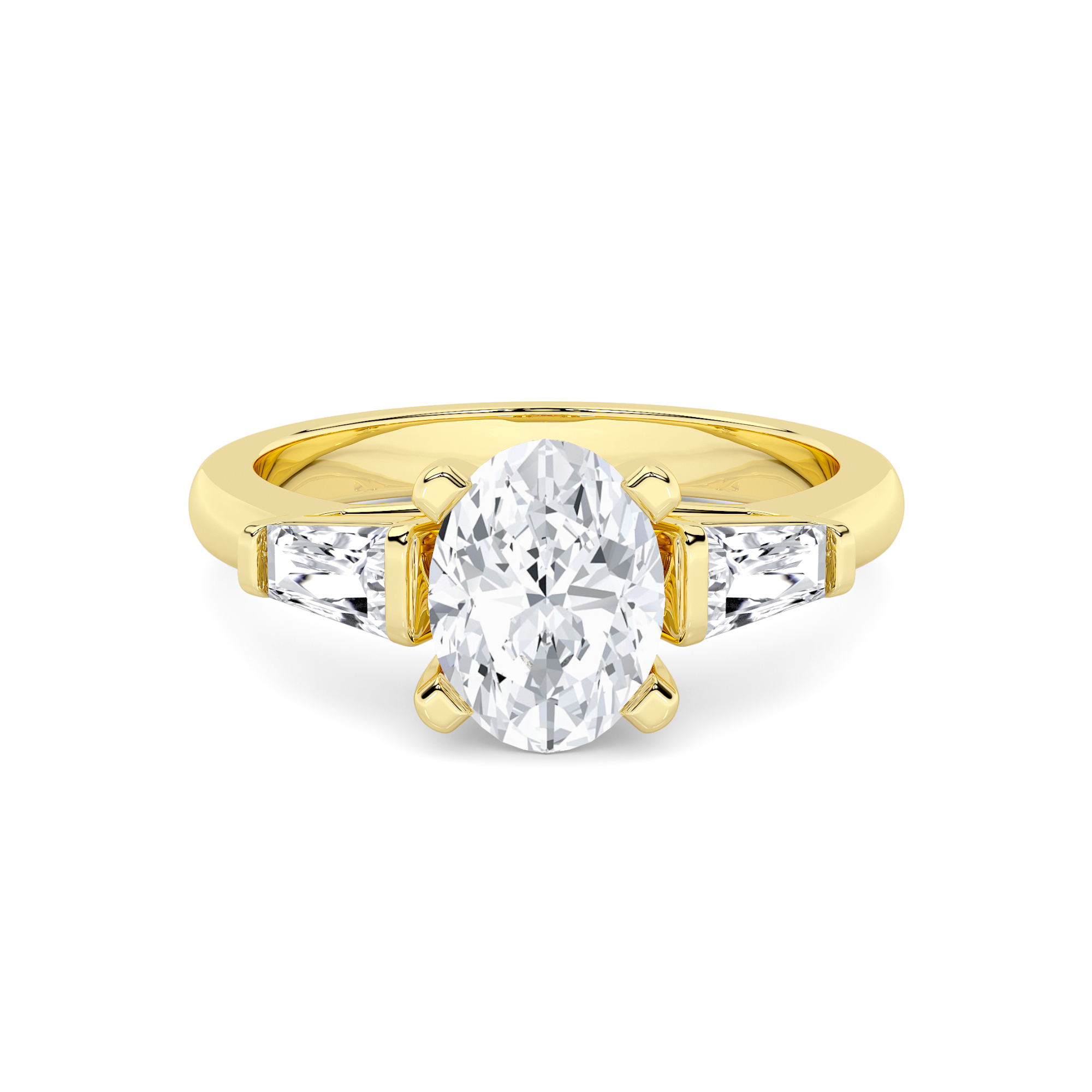 Pure Simplicity Three Stone Diamond Ring