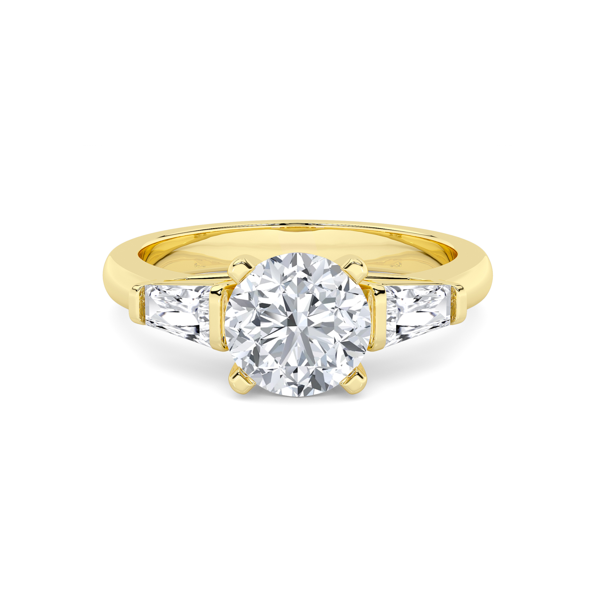Pure Simplicity Three Stone Diamond Ring