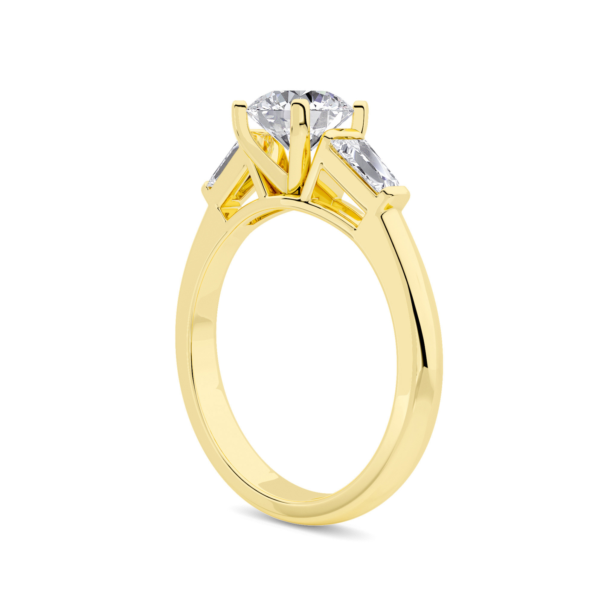 Pure Simplicity Three Stone Diamond Ring - 2