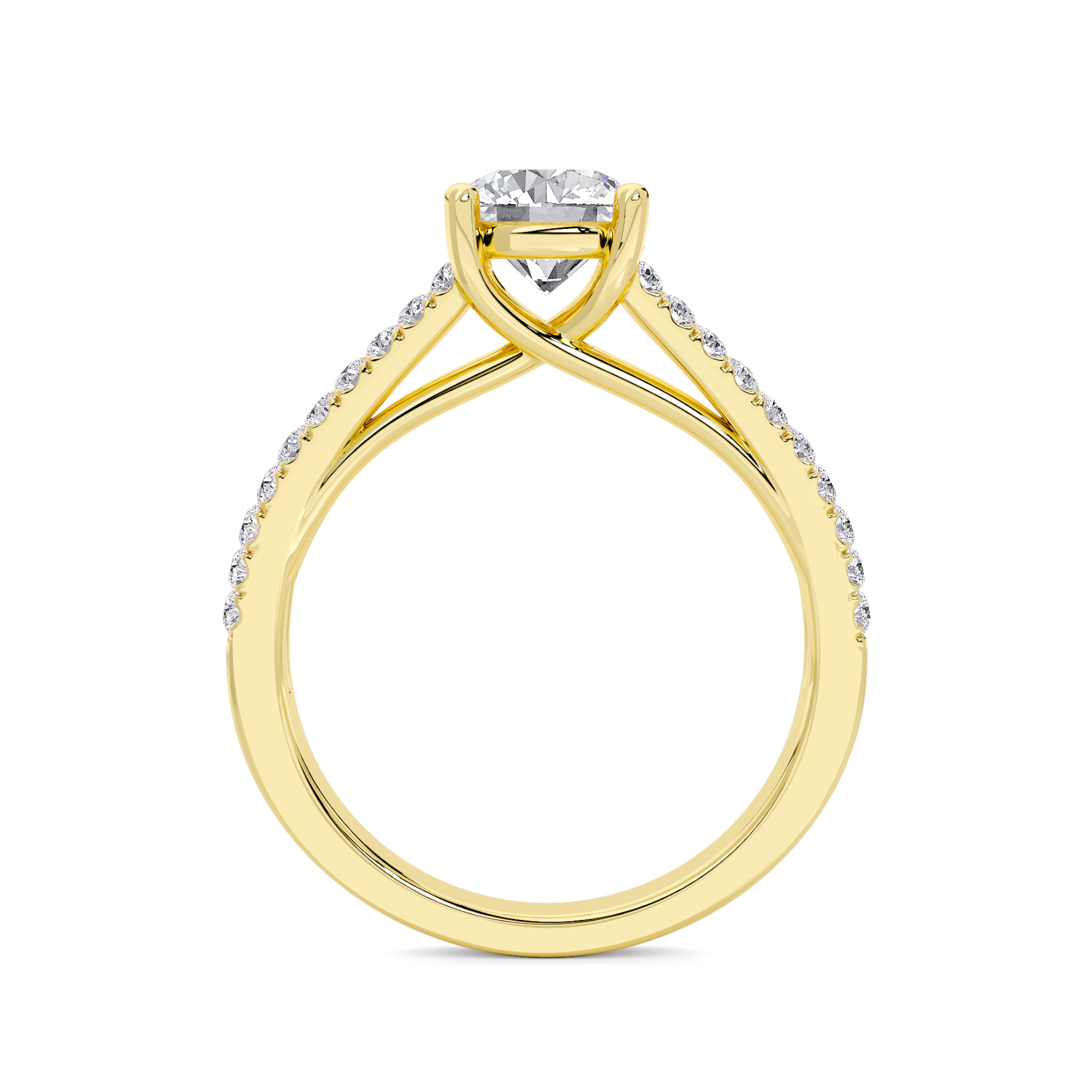 Elegant Solitaire Diamond Ring - 1