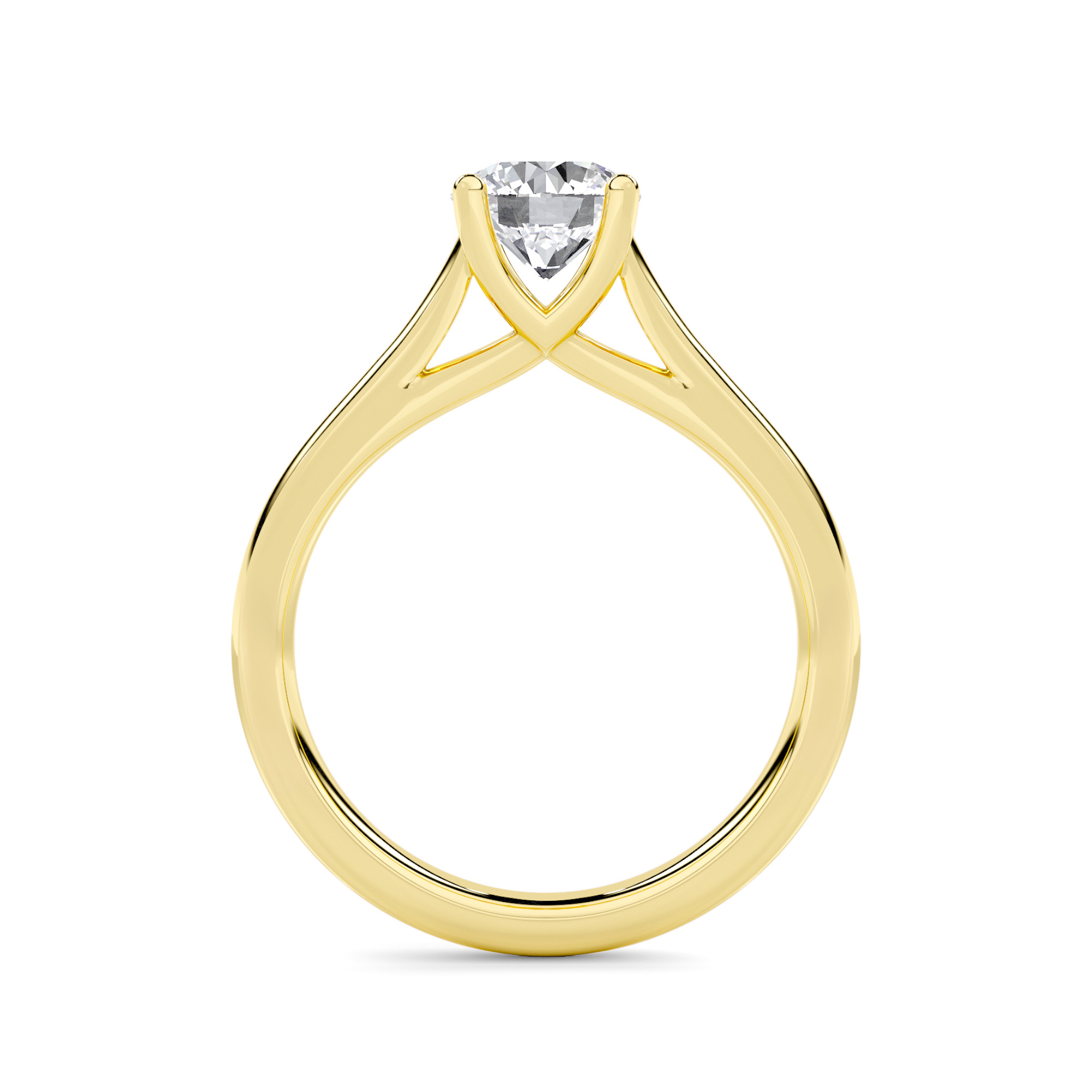 Simplicity Solitaire Diamond Ring - 1