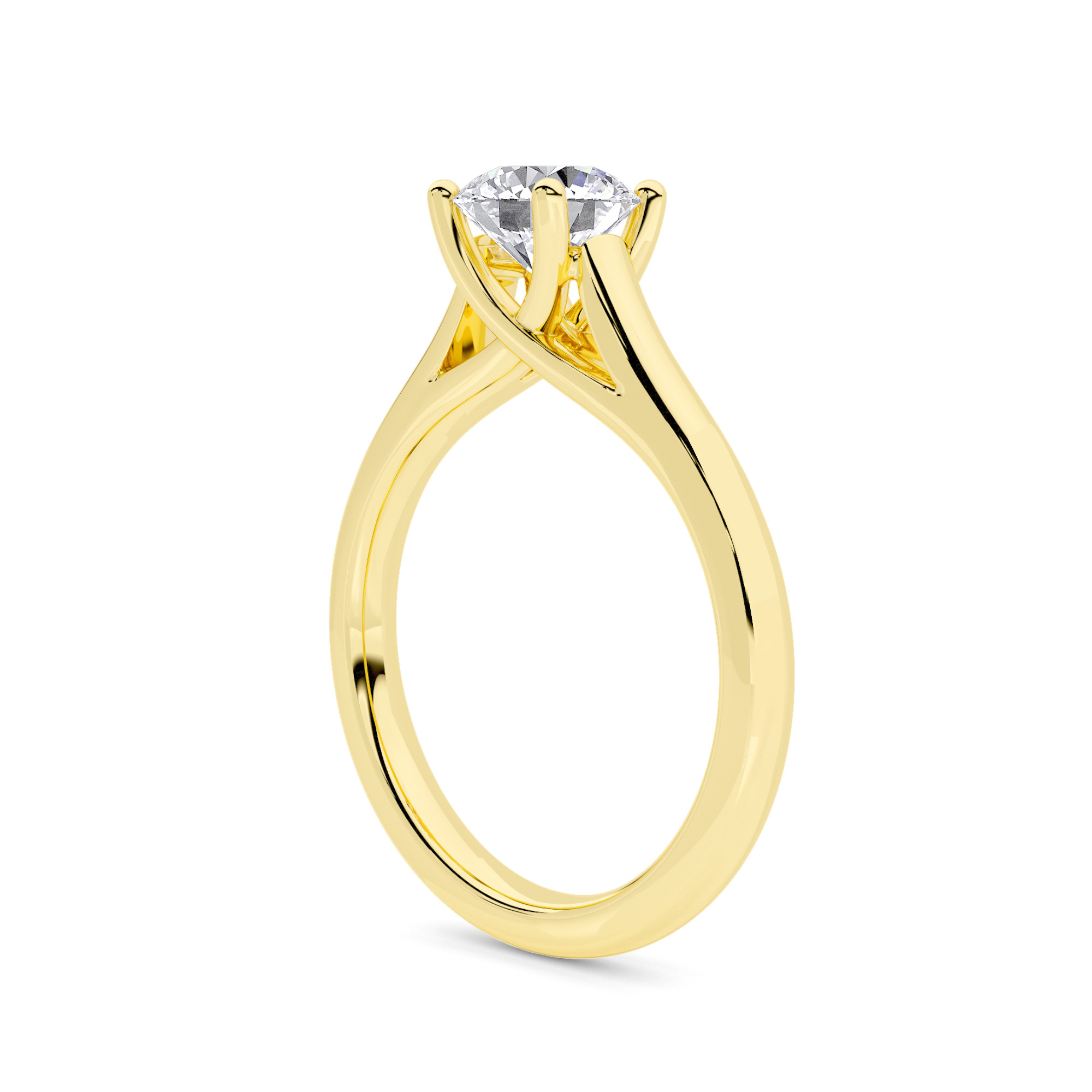 Simplicity Solitaire Diamond Ring - 2