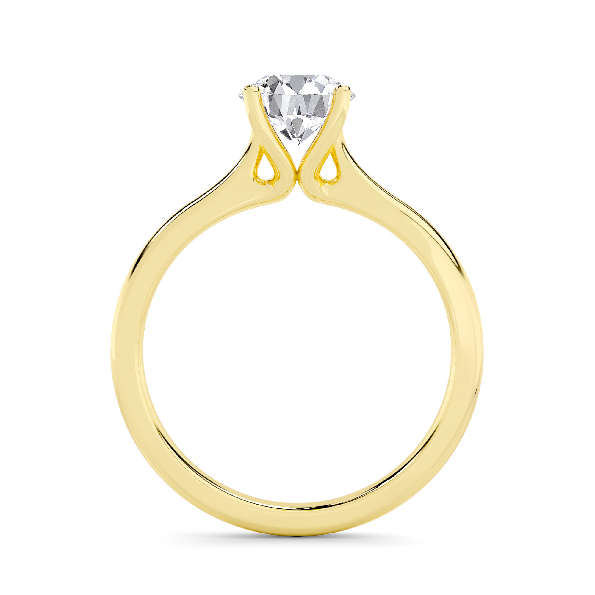 Solstice Solitaire Diamond Ring - 1