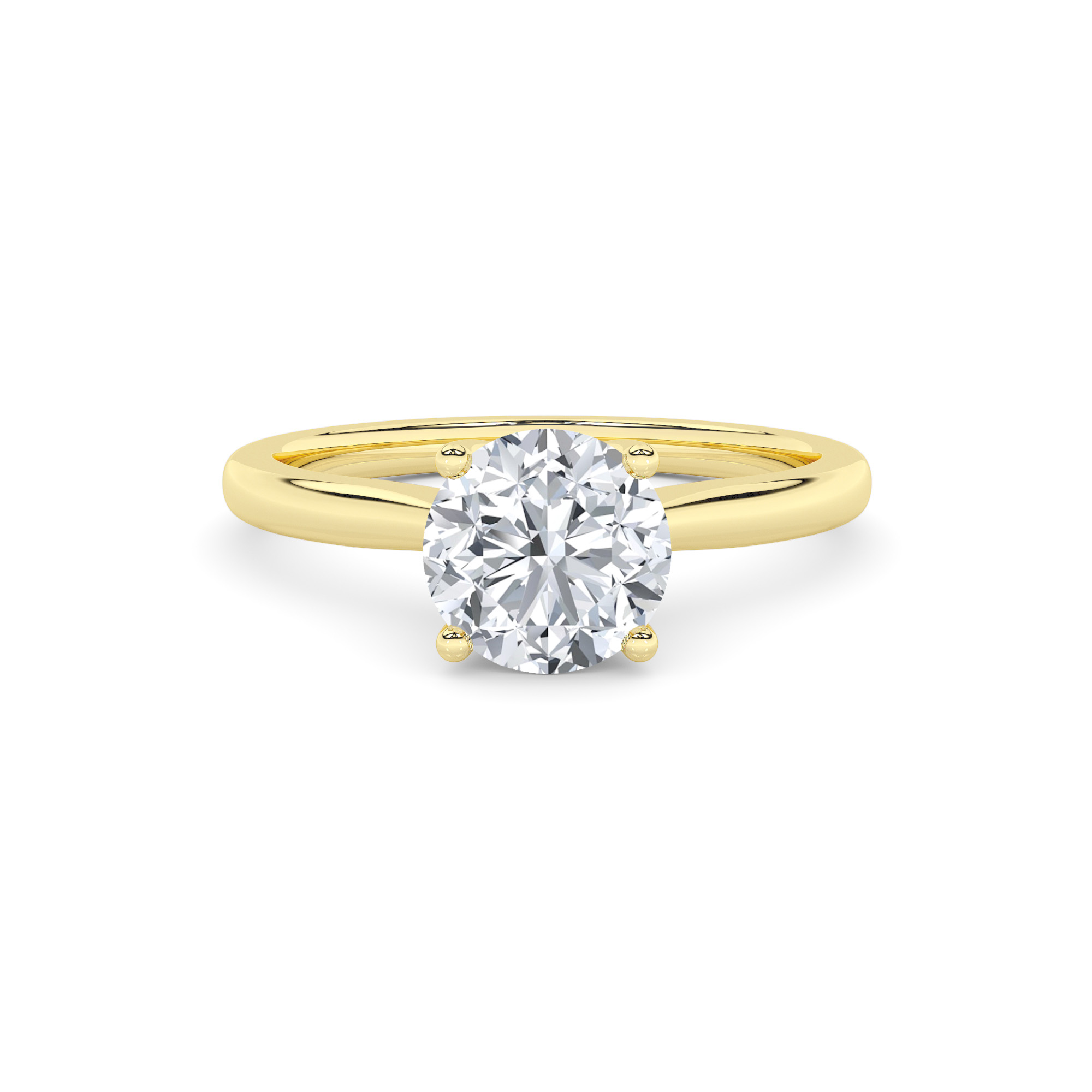Solstice Solitaire Diamond Ring