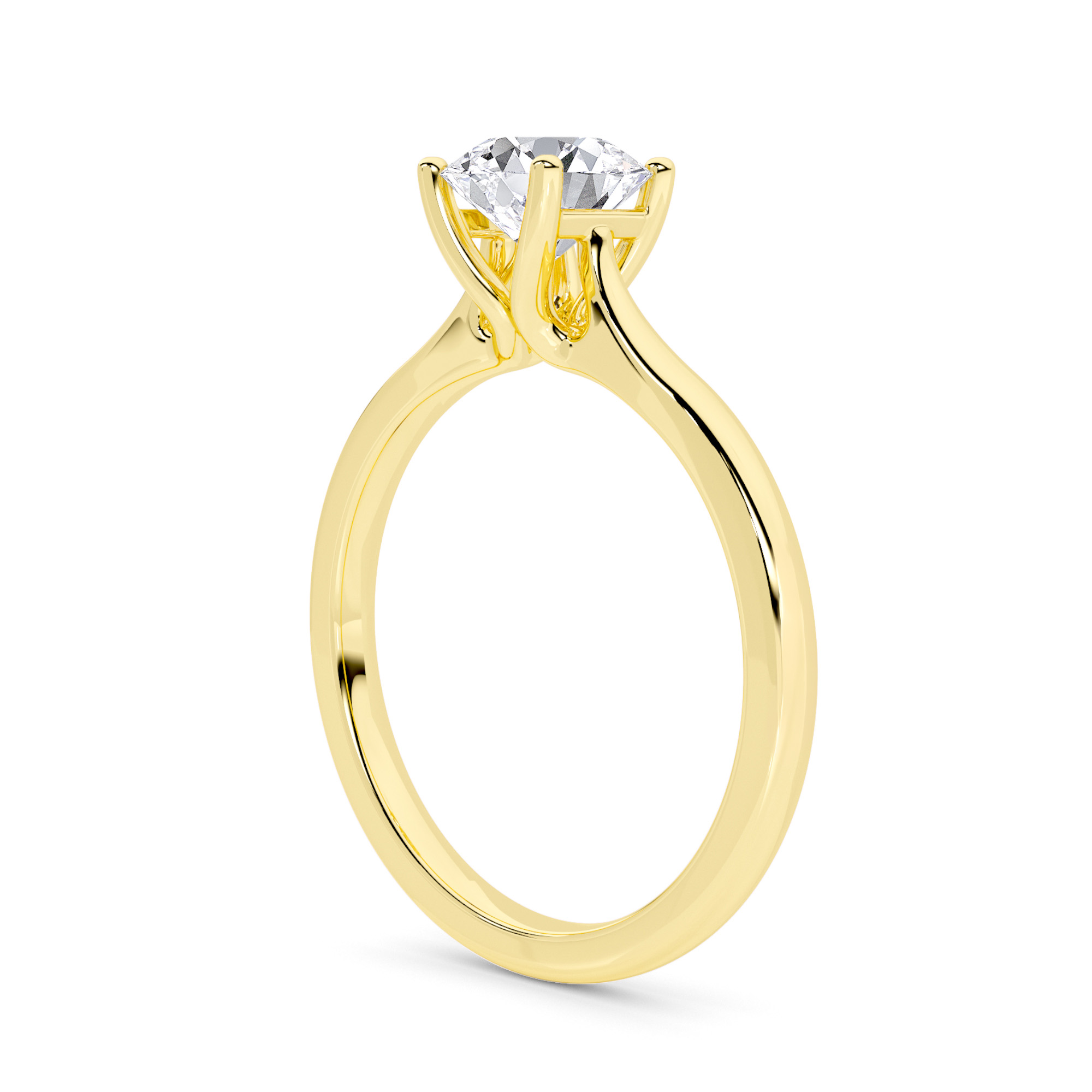 Solstice Solitaire Diamond Ring - 2