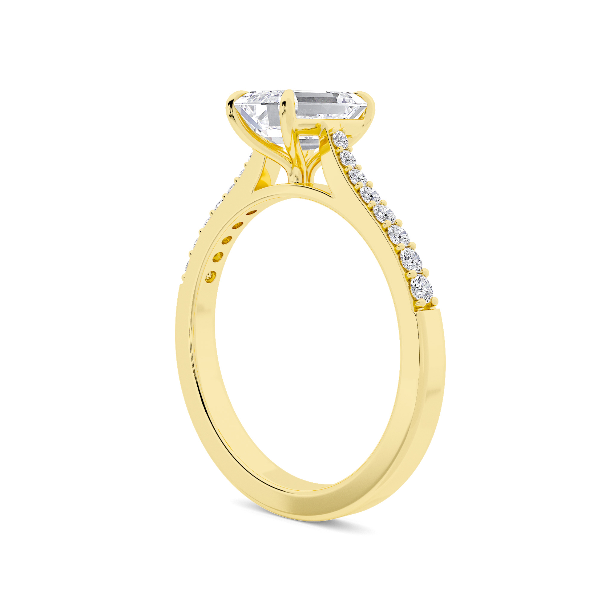 Radiance Solitaire Diamond Ring - 2