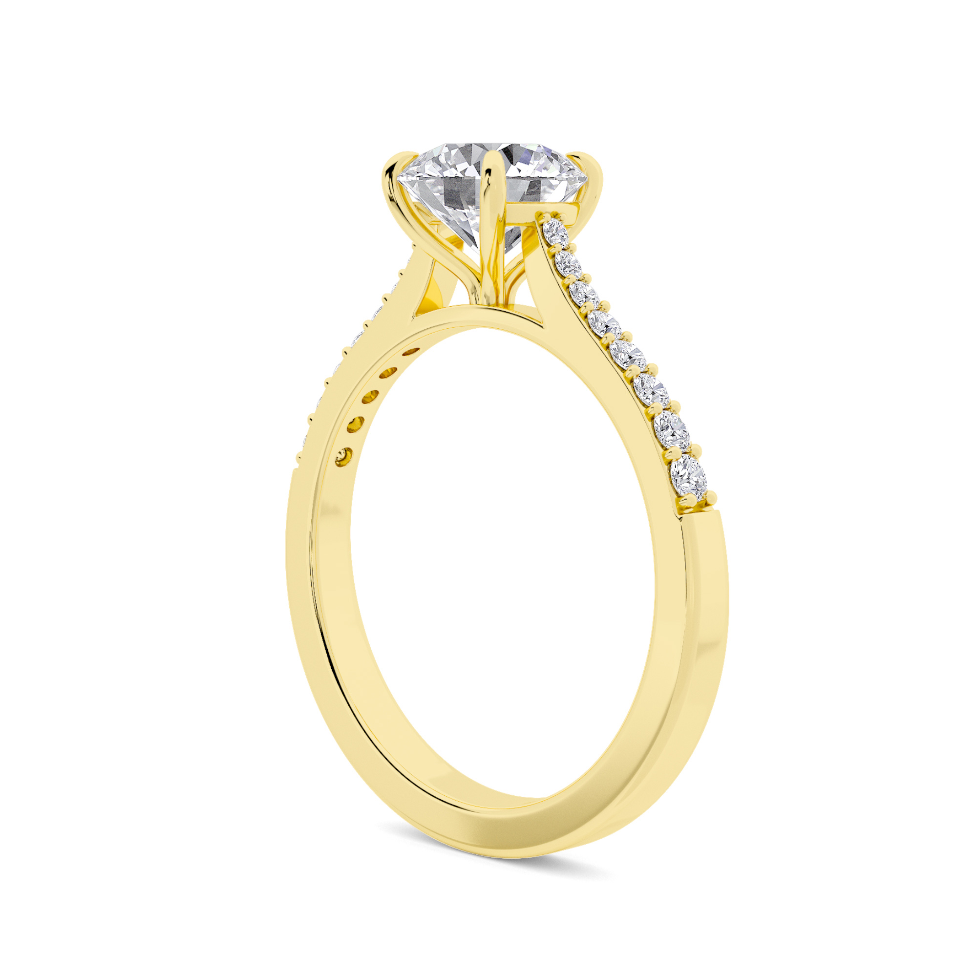 Radiance Solitaire Diamond Ring - 2