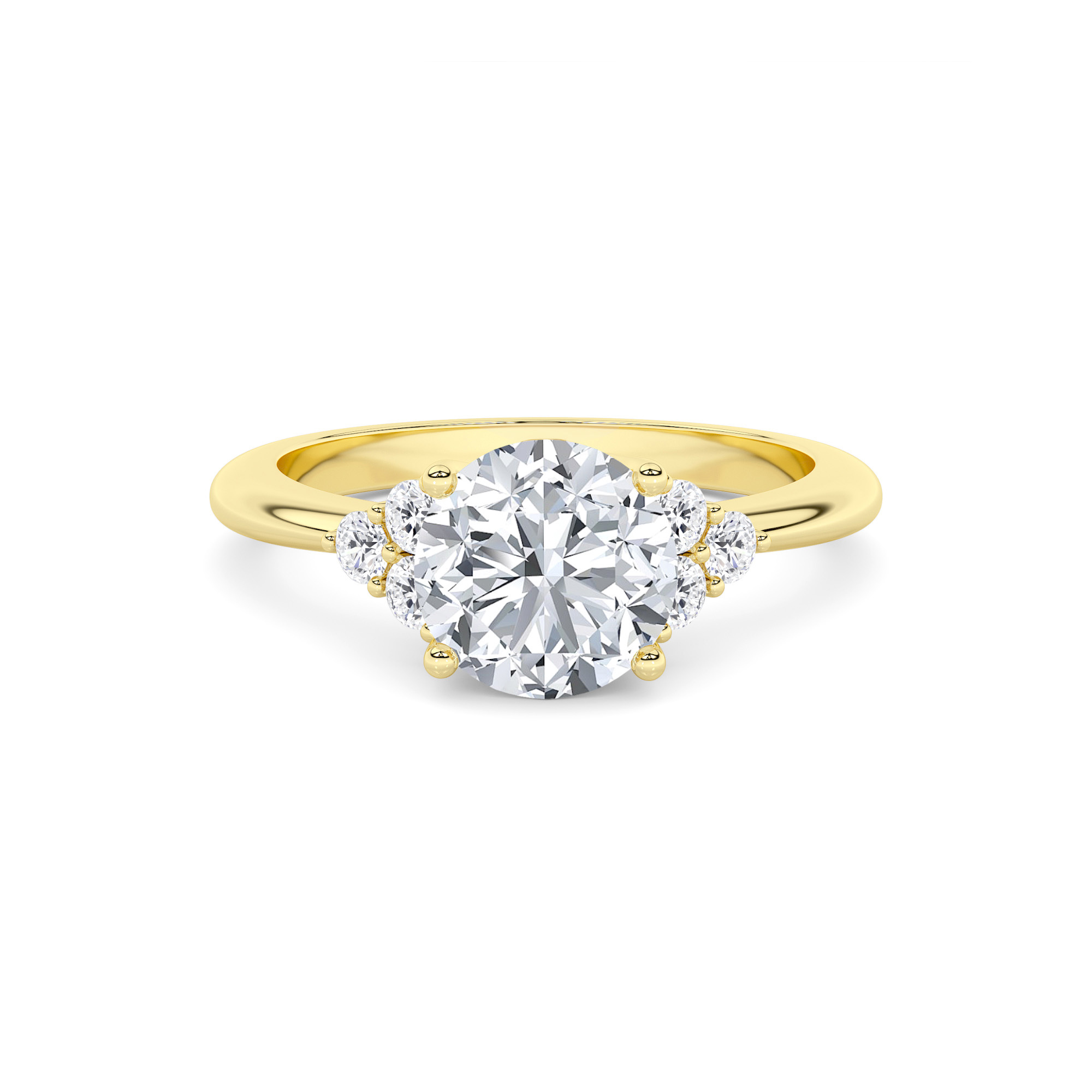 Eclipse Solitaire Diamond Ring