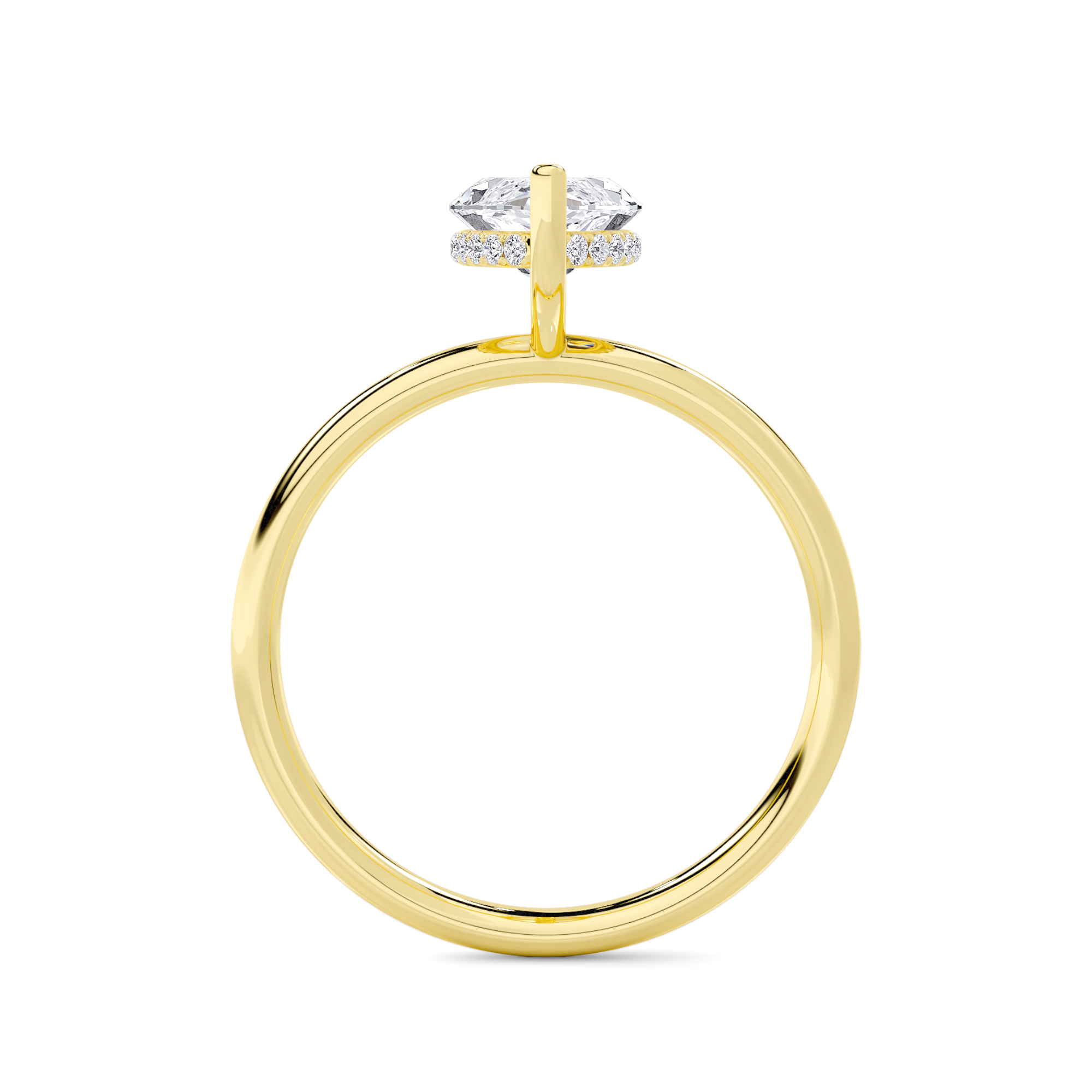 Divine Solitaire Diamond Ring - 1