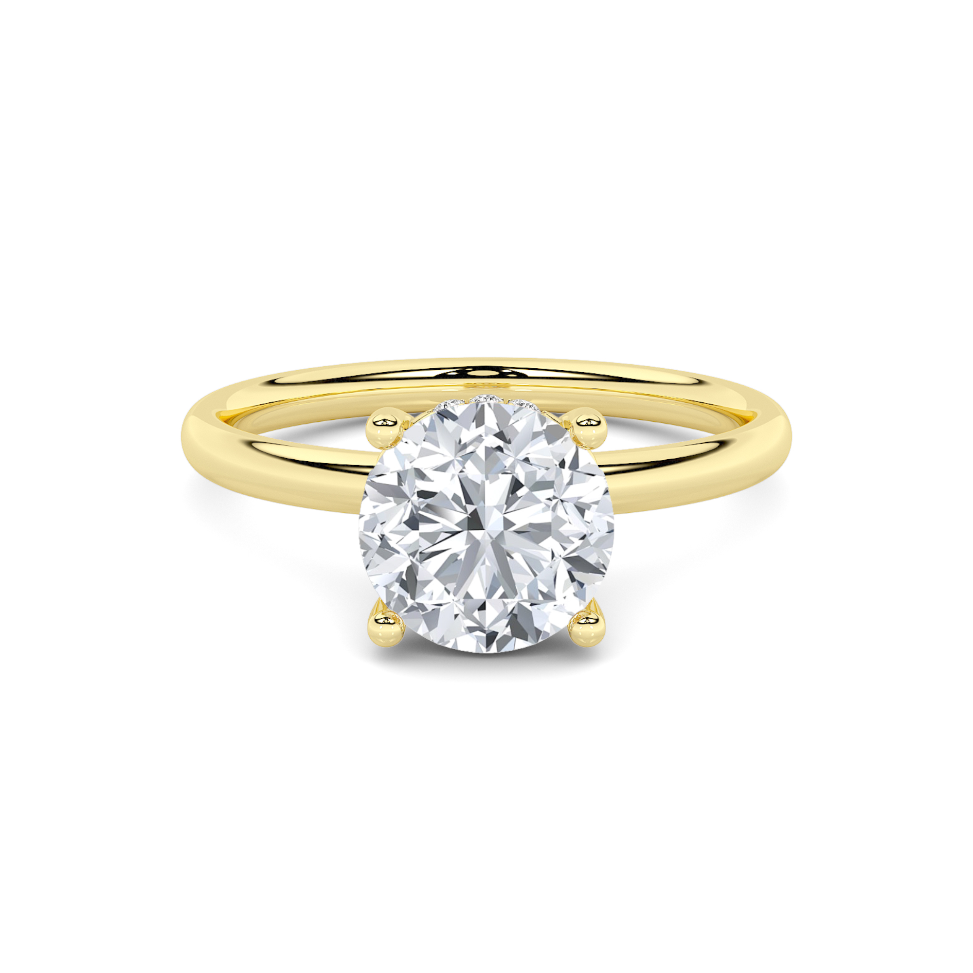 Divine Solitaire Diamond Ring