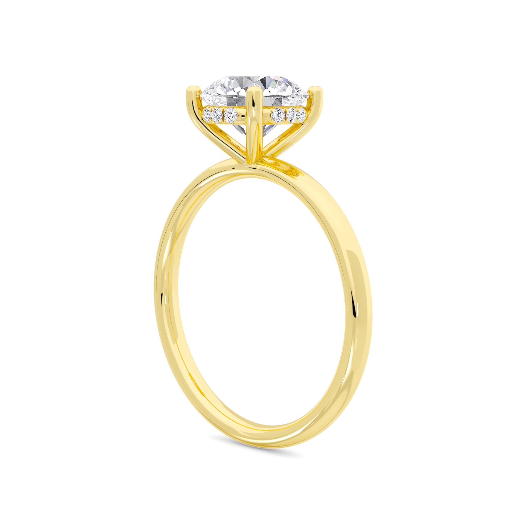 Divine Solitaire Diamond Ring - 2