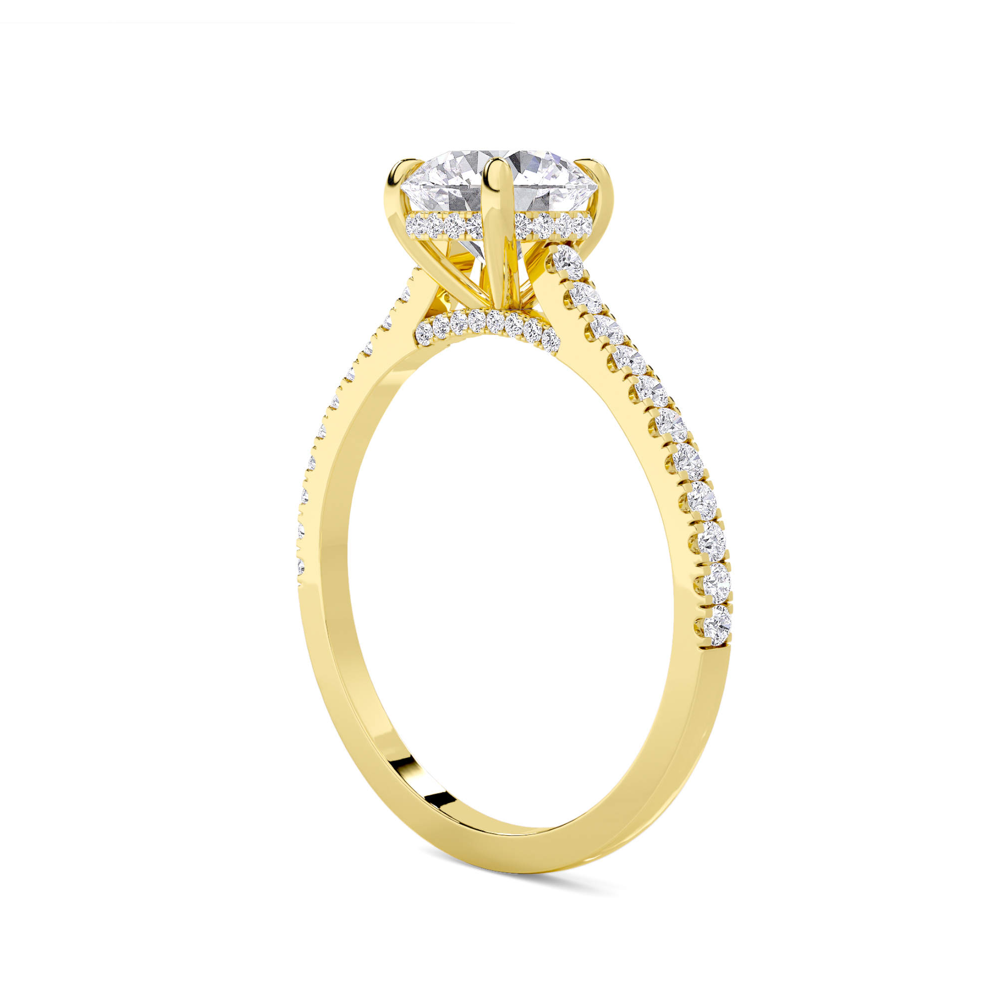 Royalty Solitaire Diamond Ring - 3