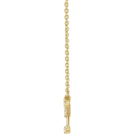 14KT GOLD CONSTELLATION ZODIAC NECKLACE - CANCER - 1