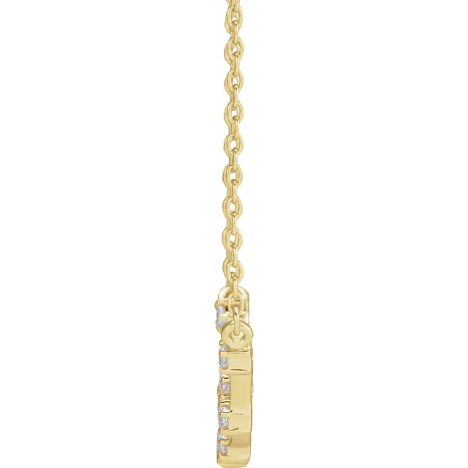14KT GOLD CONSTELLATION ZODIAC NECKLACE - CAPRICORN - 1